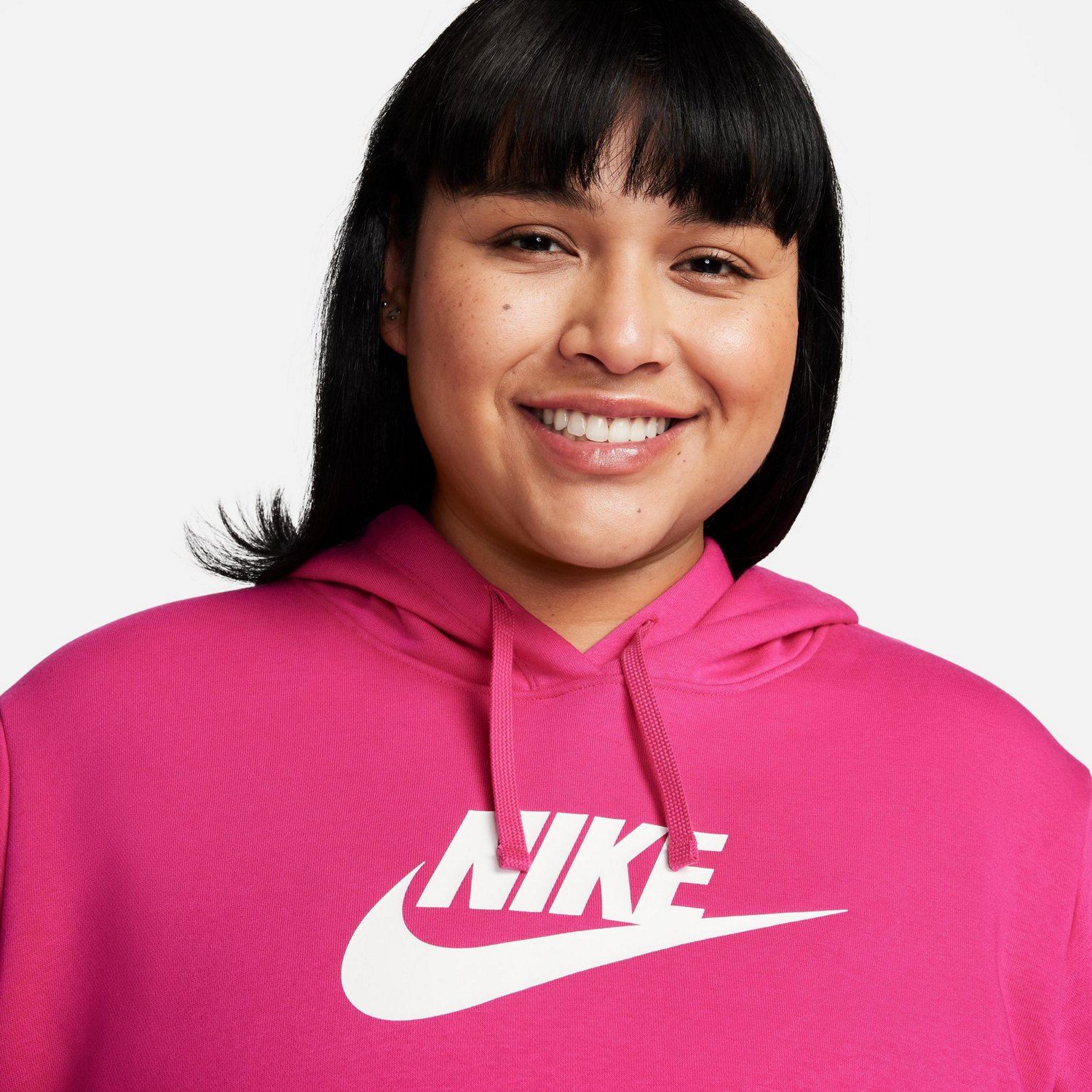Nike Women's Sportswear Club Fleece Plus Size Pullover Hoodie Academy
