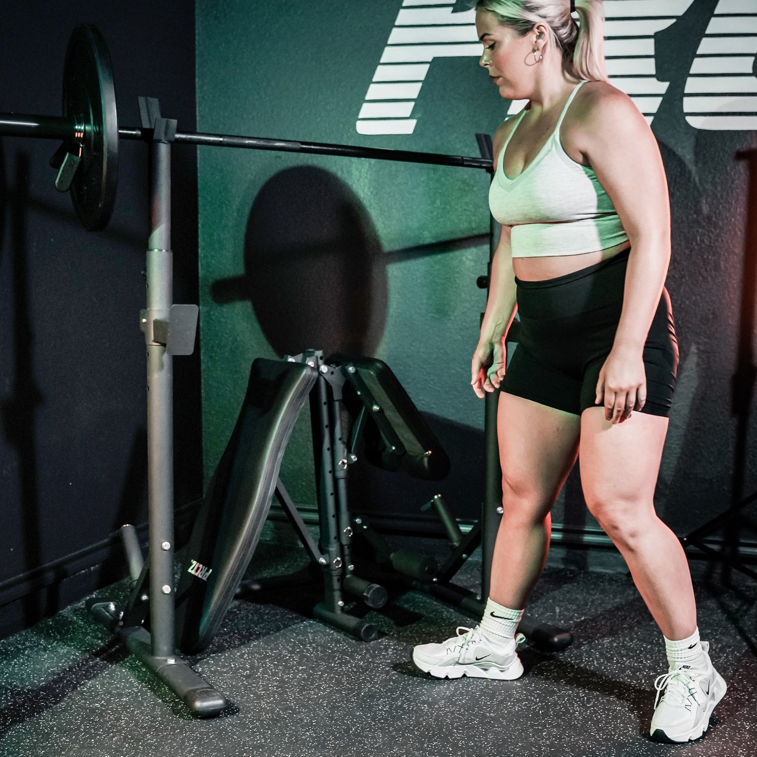 PRTCZ Olympic Weight Bench with Rack