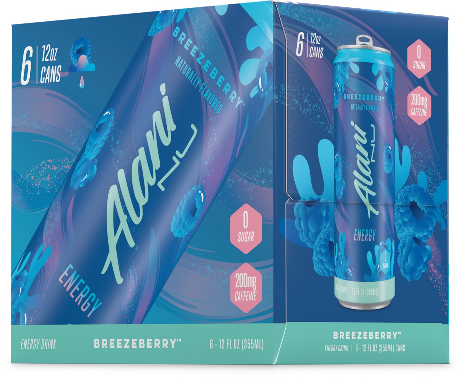Alani Nu Energy RTD Breezeberry 4-Pack                                                                                           - view number 2
