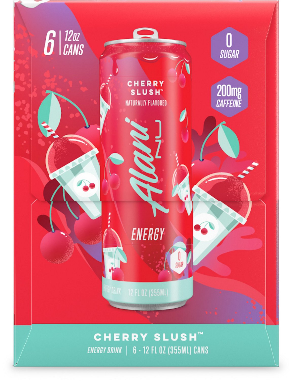 Alani Nu Cherry Slush Energy Drink 4 Pack Academy 2621