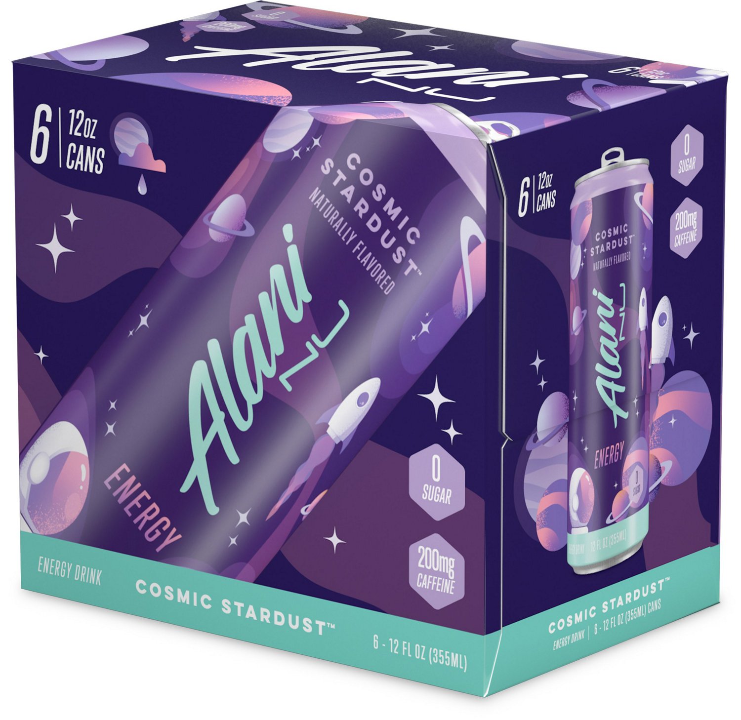 Alani Nu Energy RTD Cosmic Stardust 6-Pack - view number 4
