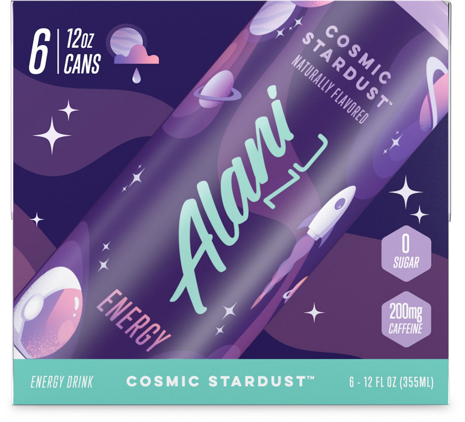 Alani Nu Energy RTD Cosmic Stardust 6-Pack - view number 5