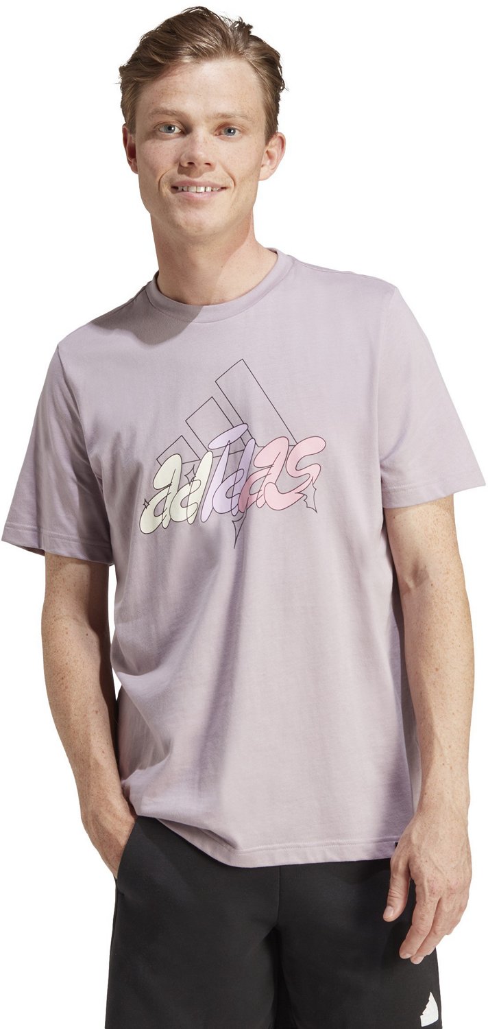 adidas Men's Illustrated Badge of Sport Logo T-shirt