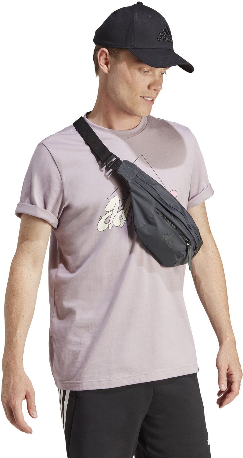 adidas Men's Illustrated Badge of Sport Logo T-shirt - view number 4
