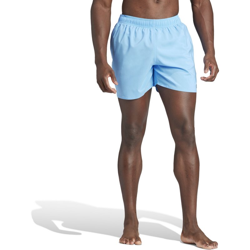 adidas Men's Solid Classic Swim Shorts 6 in Bright Blue, Small - Men's Athletic Core Bottoms at Academy Sports