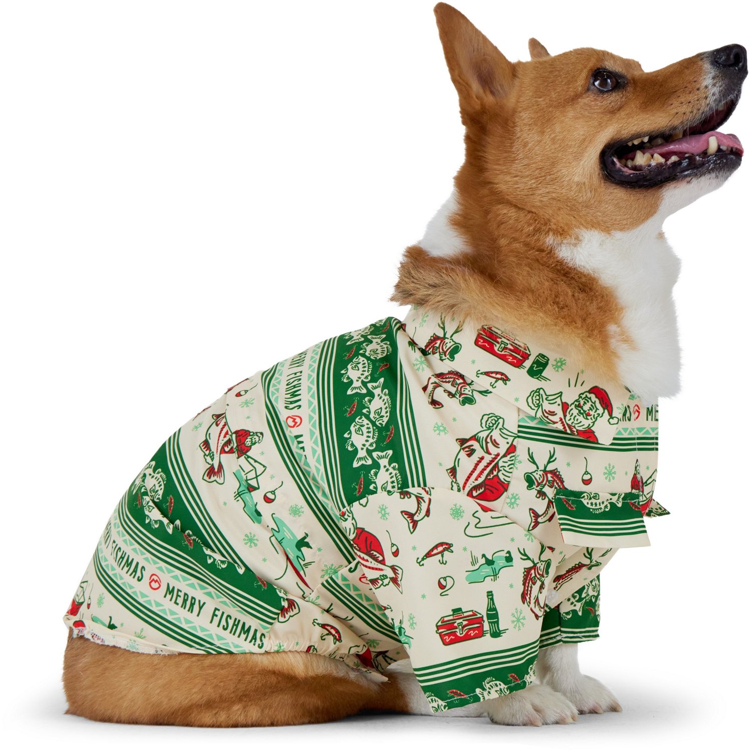 Magellan Outdoors Laguna Madre Holiday Dog Shirt