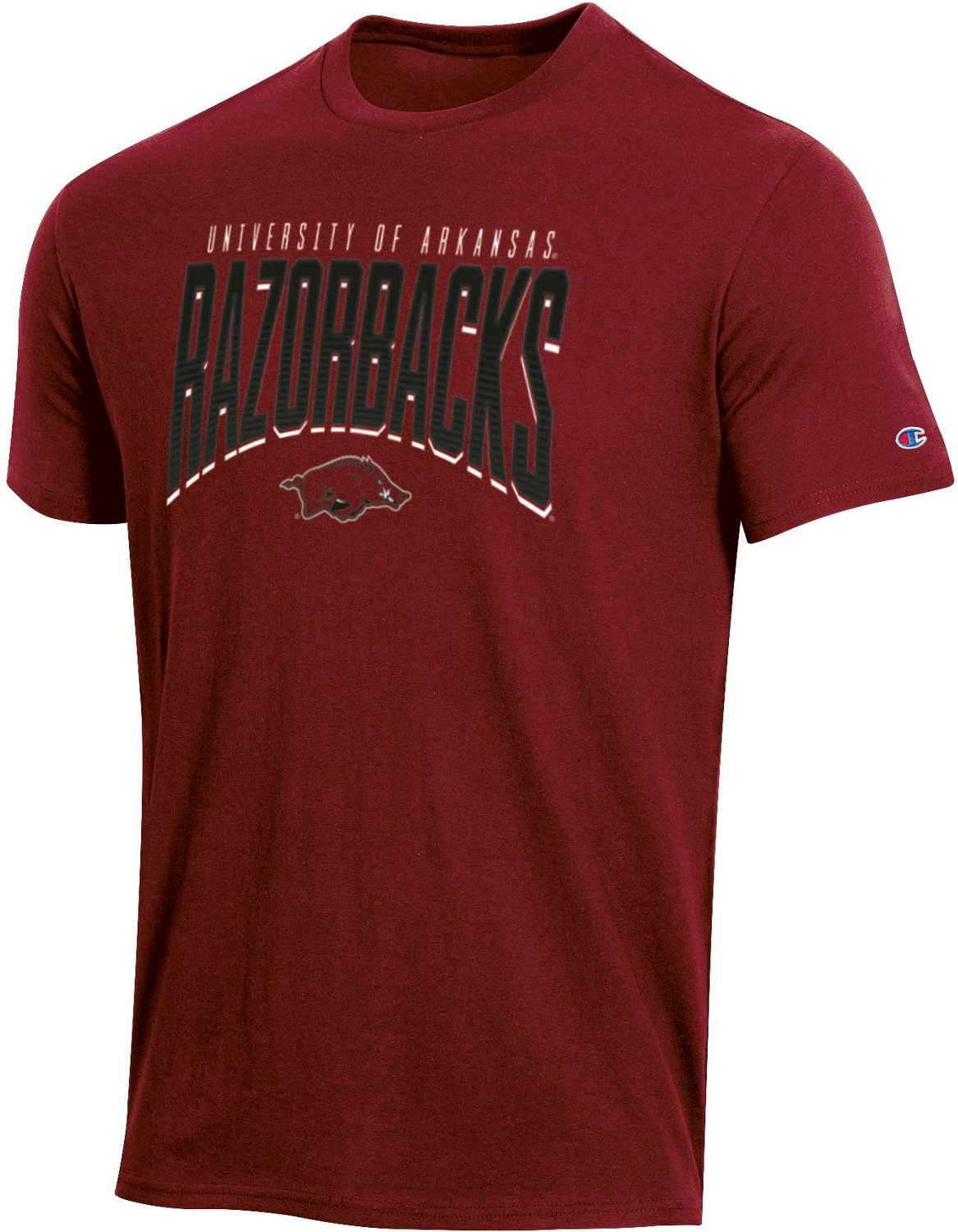 Champion Men's University of Arkansas Mascot Arch Short Sleeve T-shirt ...