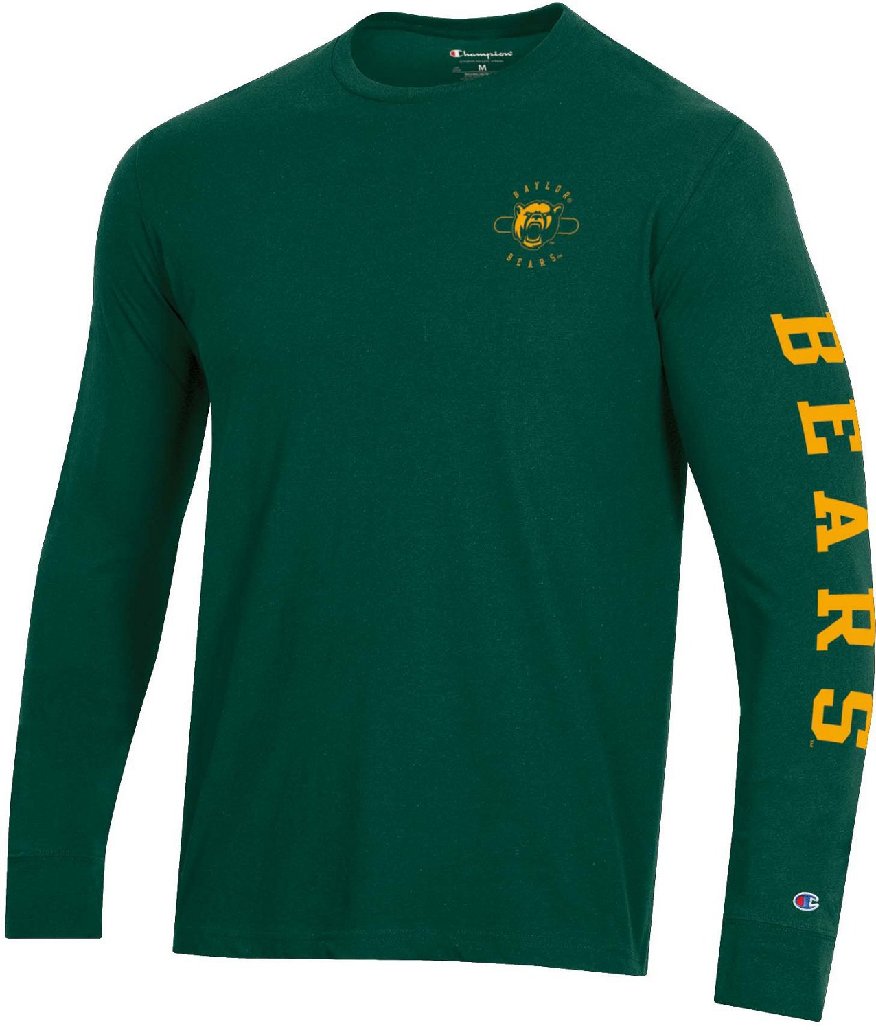 Champion Men's Baylor University Circle Long Sleeve T-shirt - view number 2