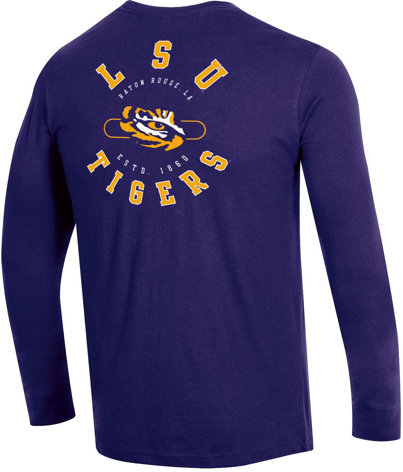 Champion Men's Louisiana State University Circle Long Sleeve T-shirt ...