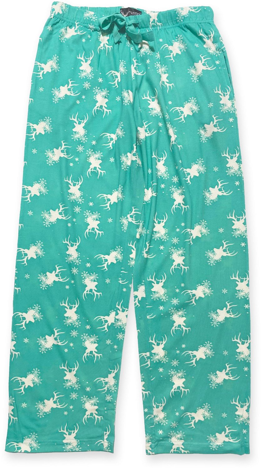 Buckhorn River Women's Deer Snowflake Lounge Pants Academy