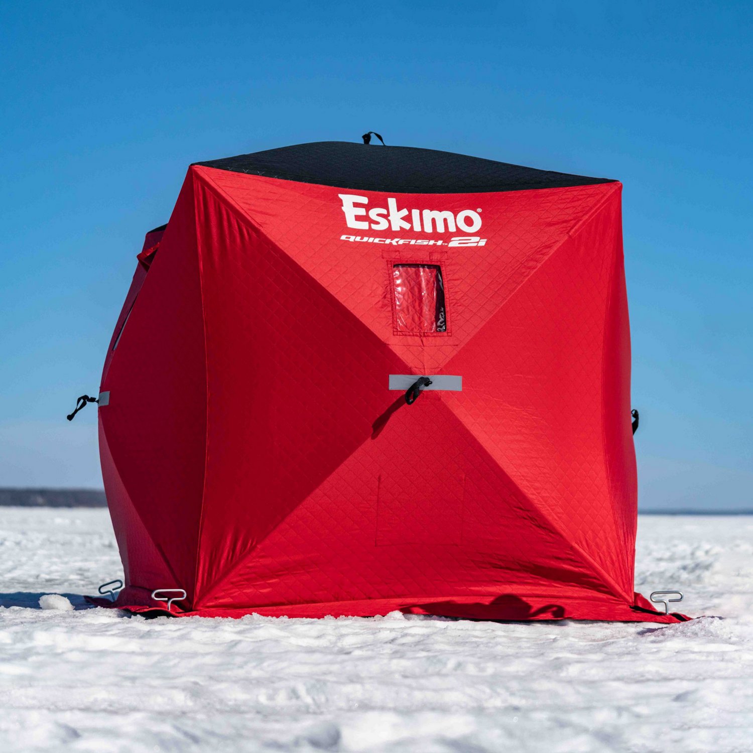 Eskimo Quickfish 69143 3 Pop-Up Portable Hub-Style Ice Fishing