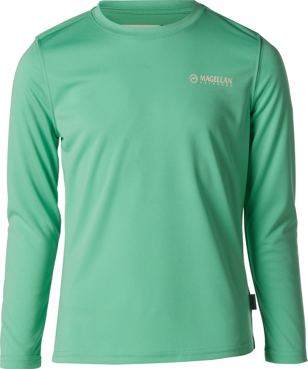 Magellan Outdoors Girls' Holiday Perf Crew Long Sleeve T-shirt