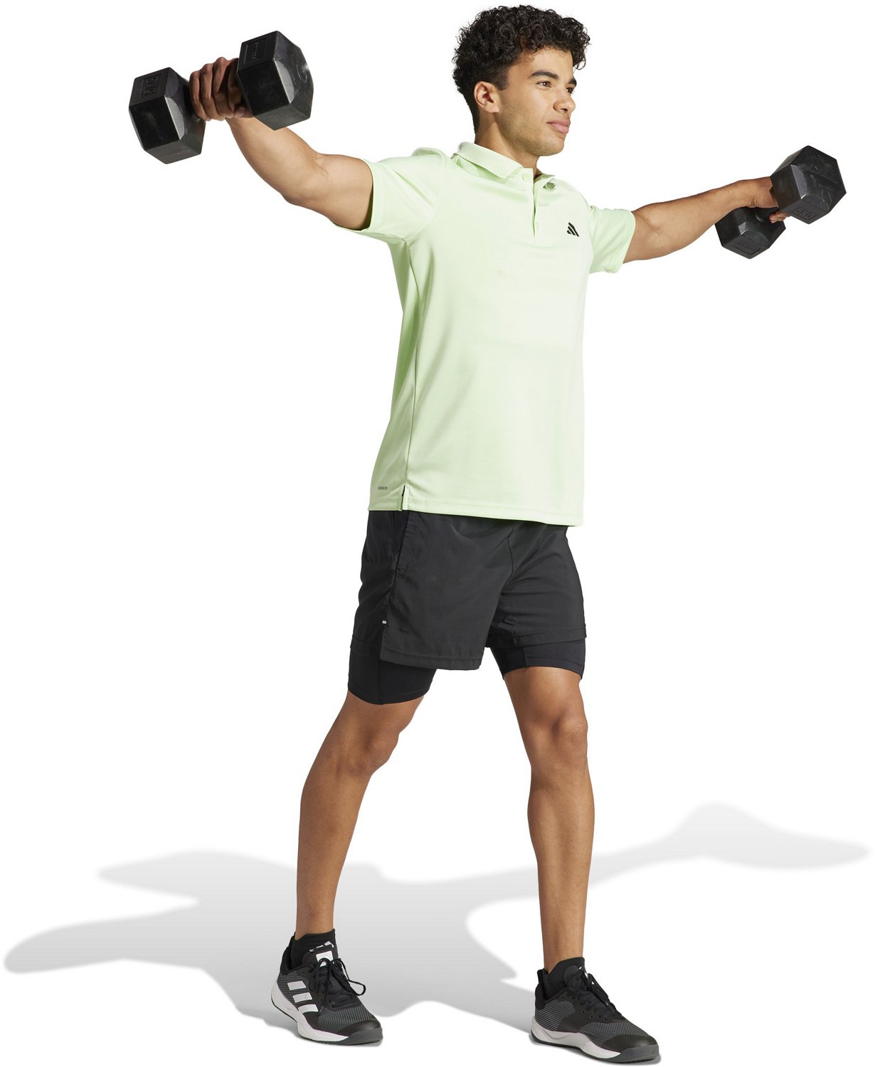 adidas Men's Gym+ Woven 2-in-1 Shorts - view number 6
