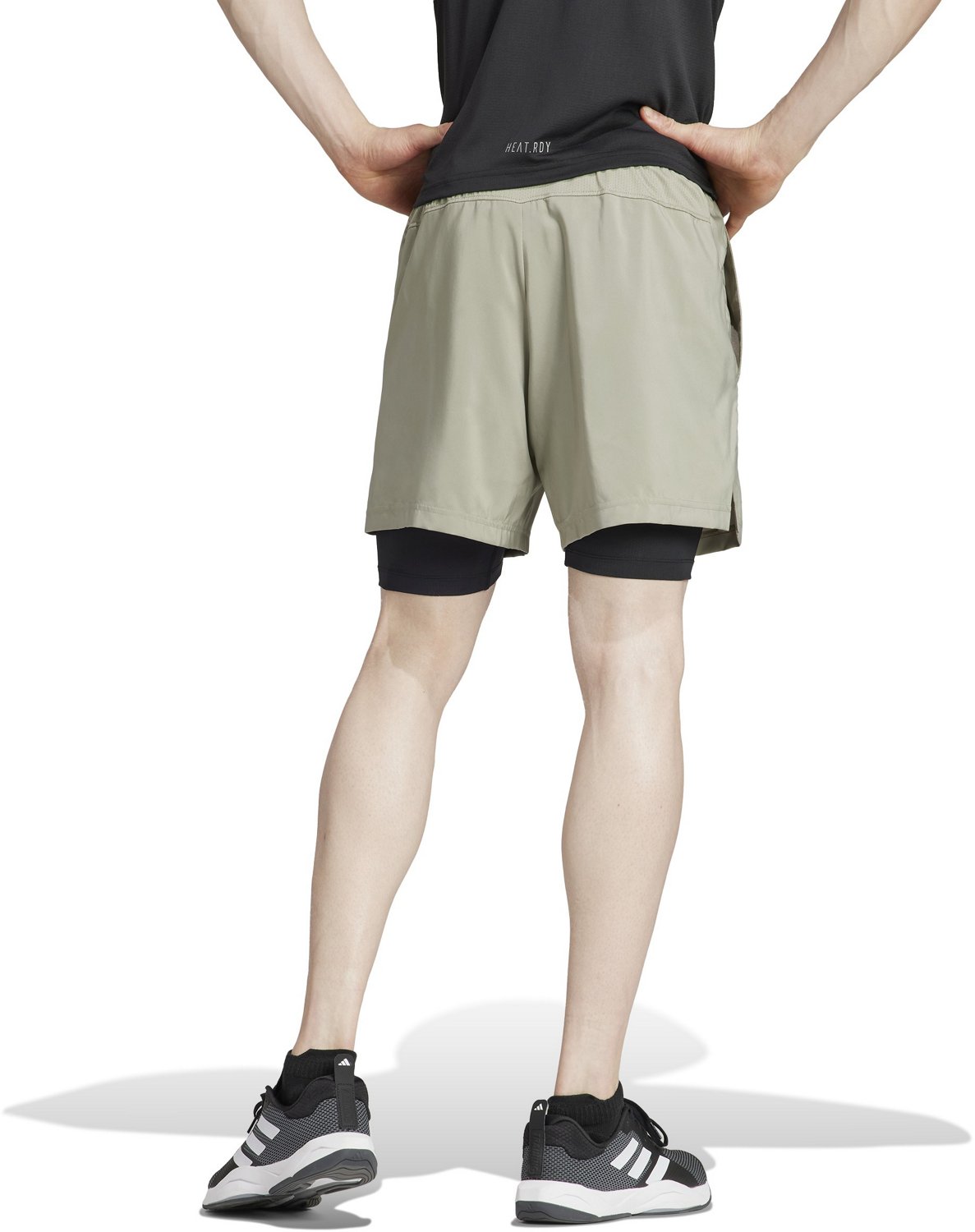 adidas Men's Gym+ Woven 2-in-1 Shorts - view number 2