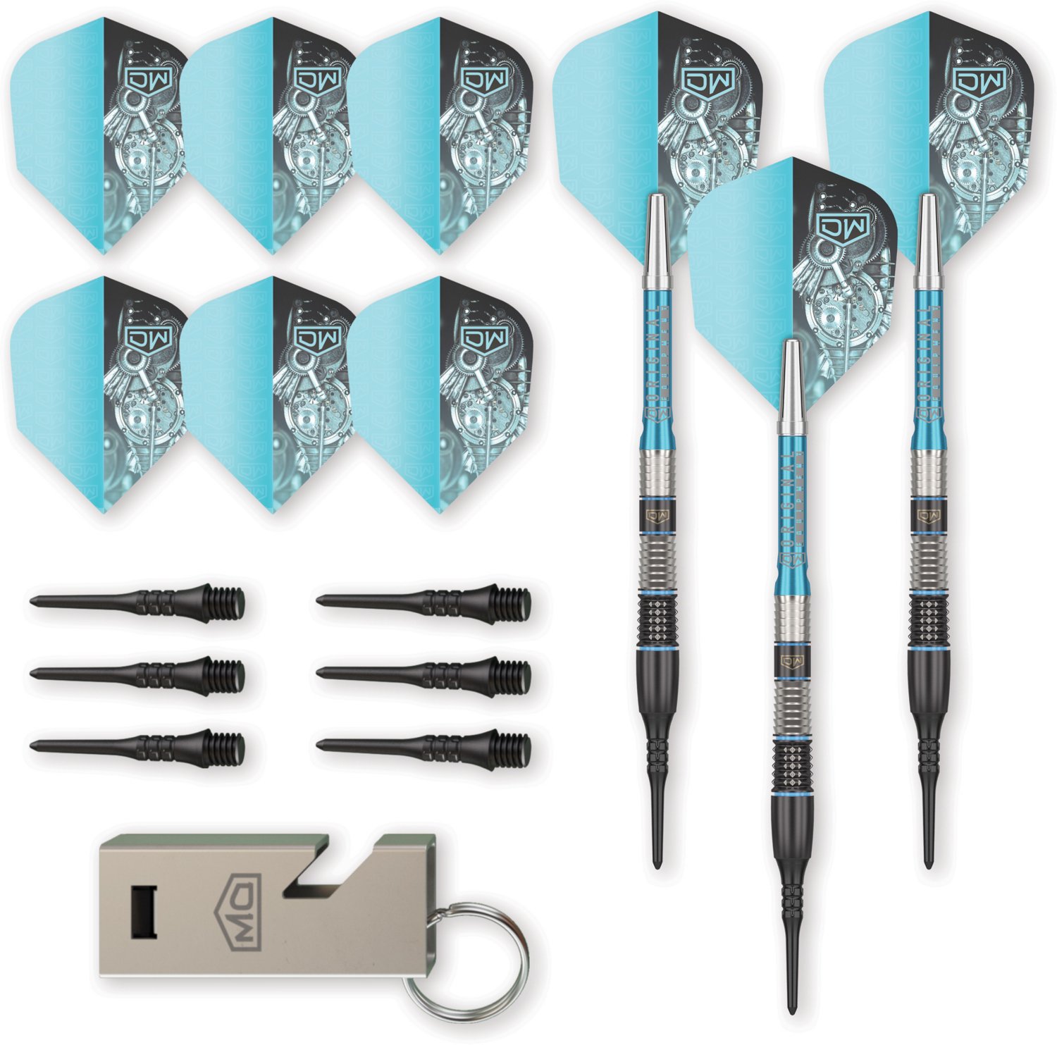 Dart World Piranha Soft Tip 90% Tungsten 18 Gram Dart Set                                                                        - view number 5