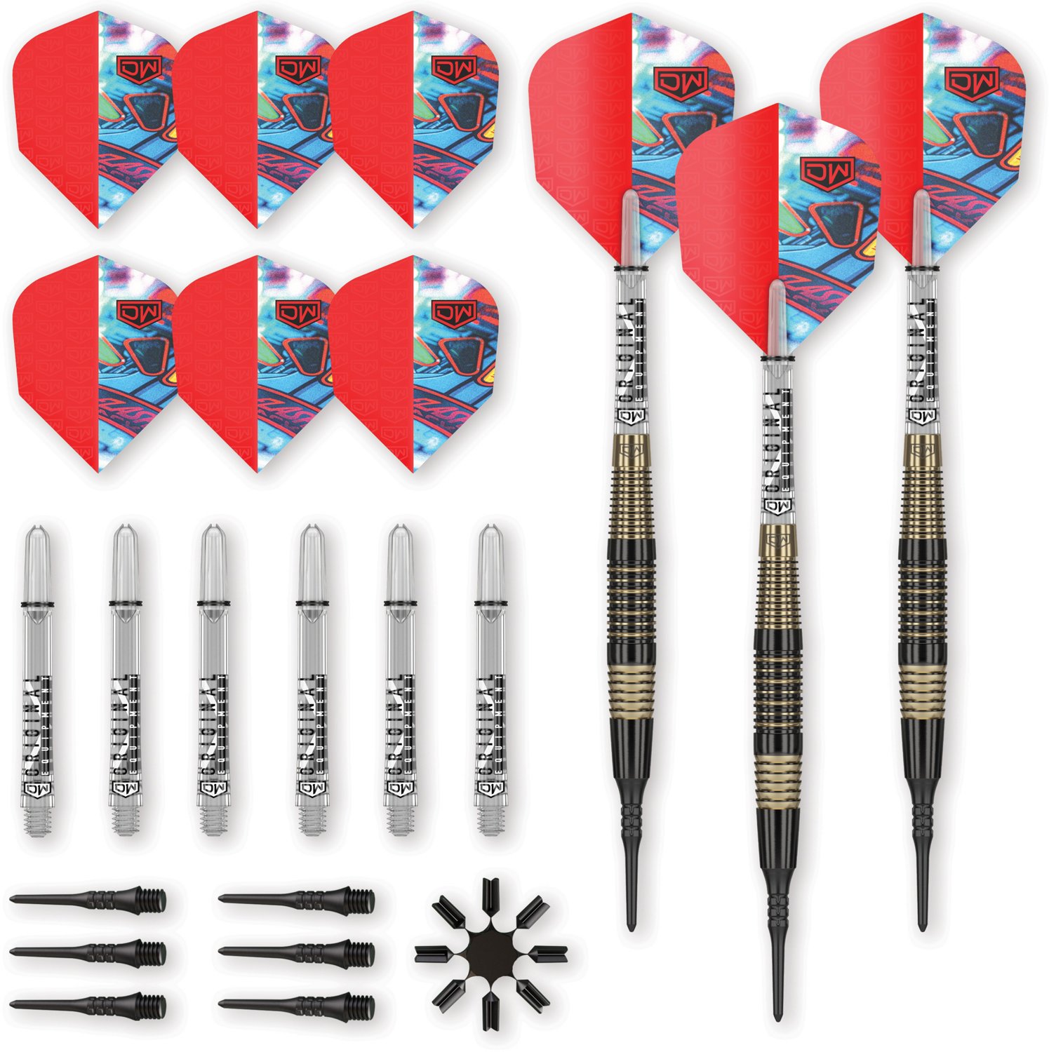 Dart World Flash Back 18g Soft Tip Dart Set                                                                                      - view number 5