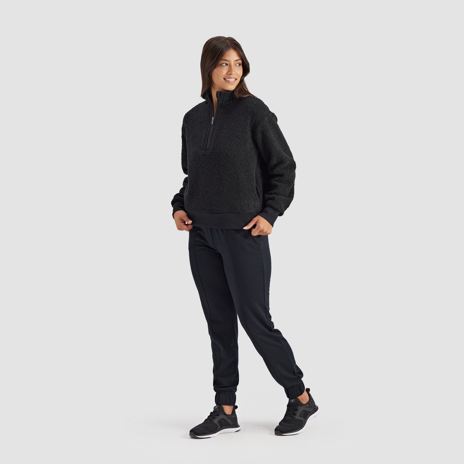 Freely Women's Becca 1/4-Zip Pullover Sweatshirt