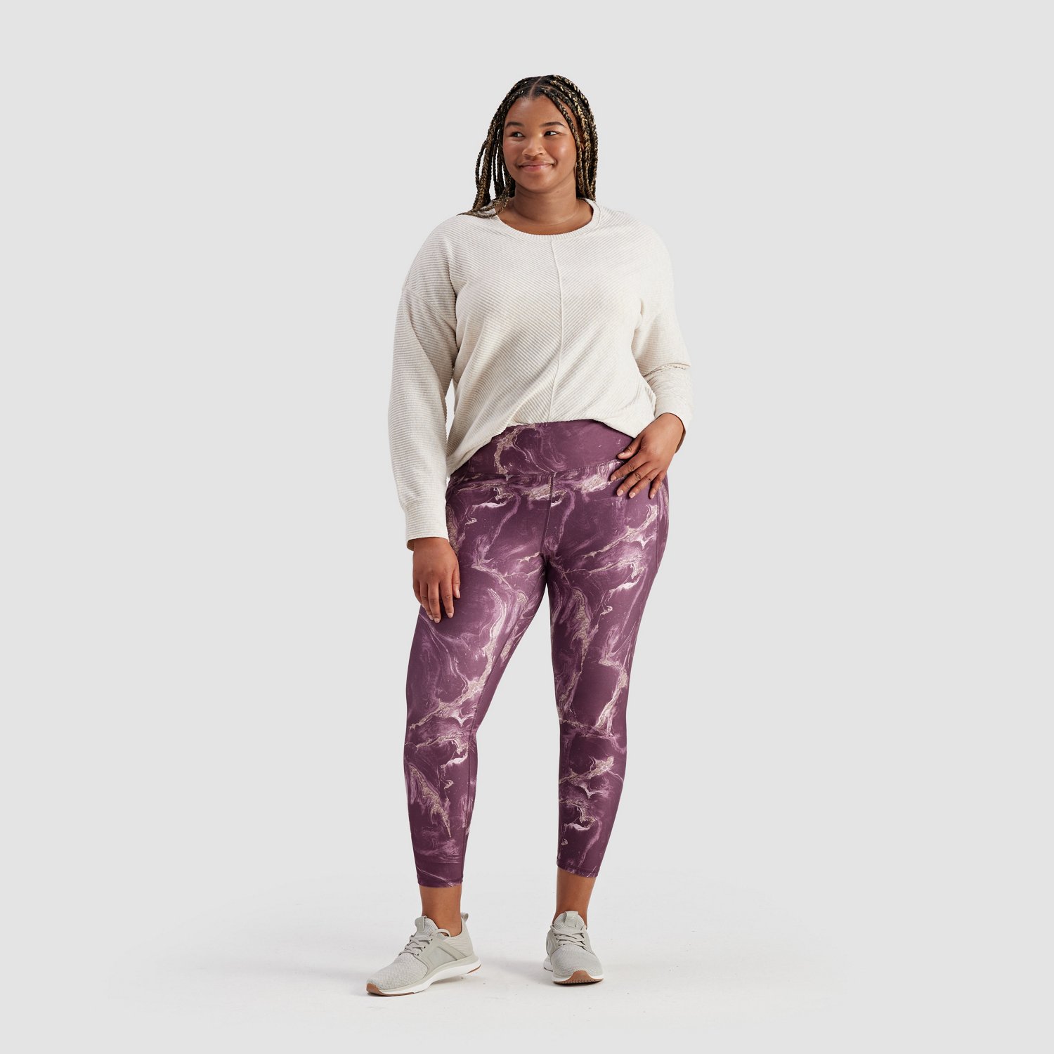 Freely Women's Plus Haven Luxe 7/8 Leggings 25 in - view number 2