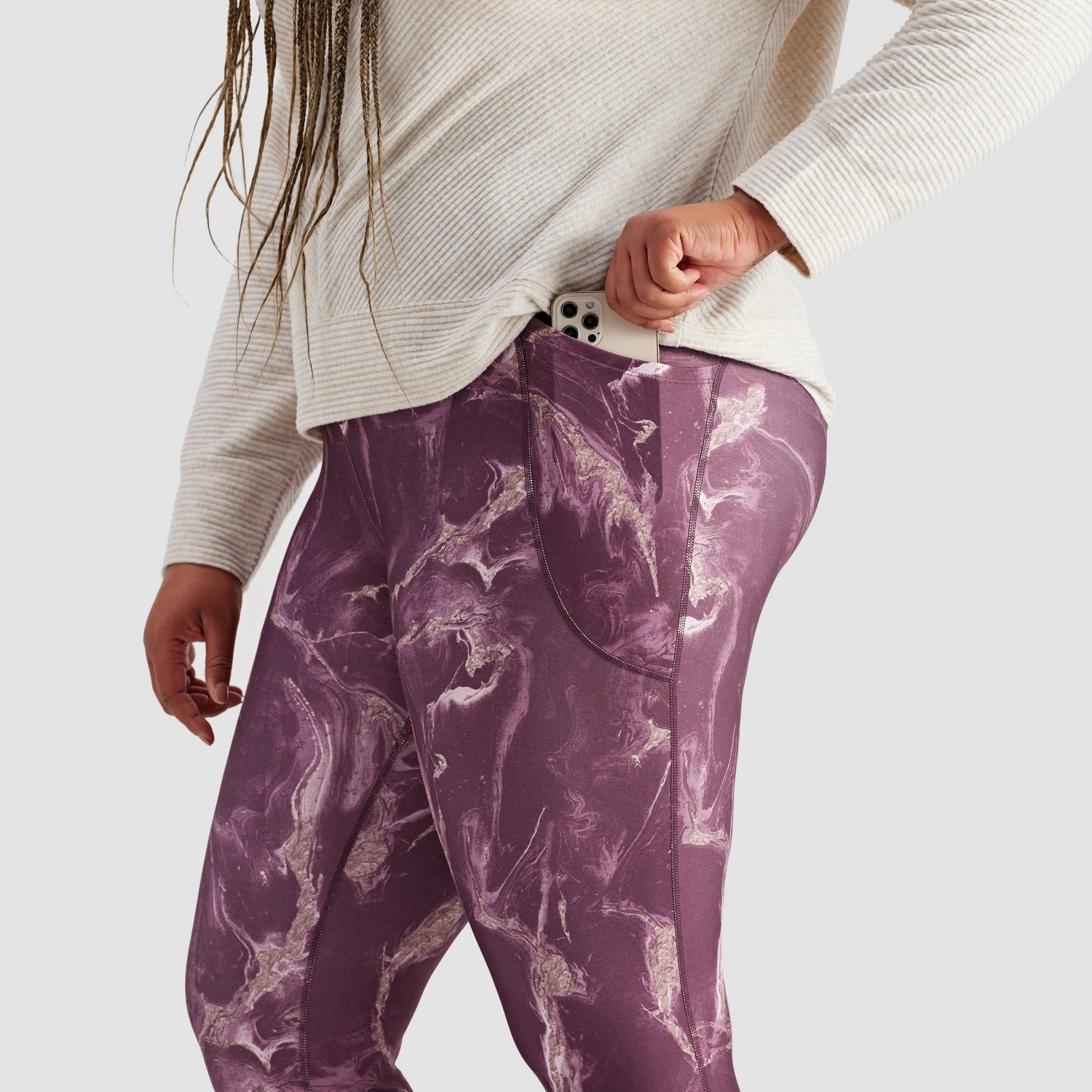 Freely Women's Plus Haven Luxe 7/8 Leggings 25 in - view number 4