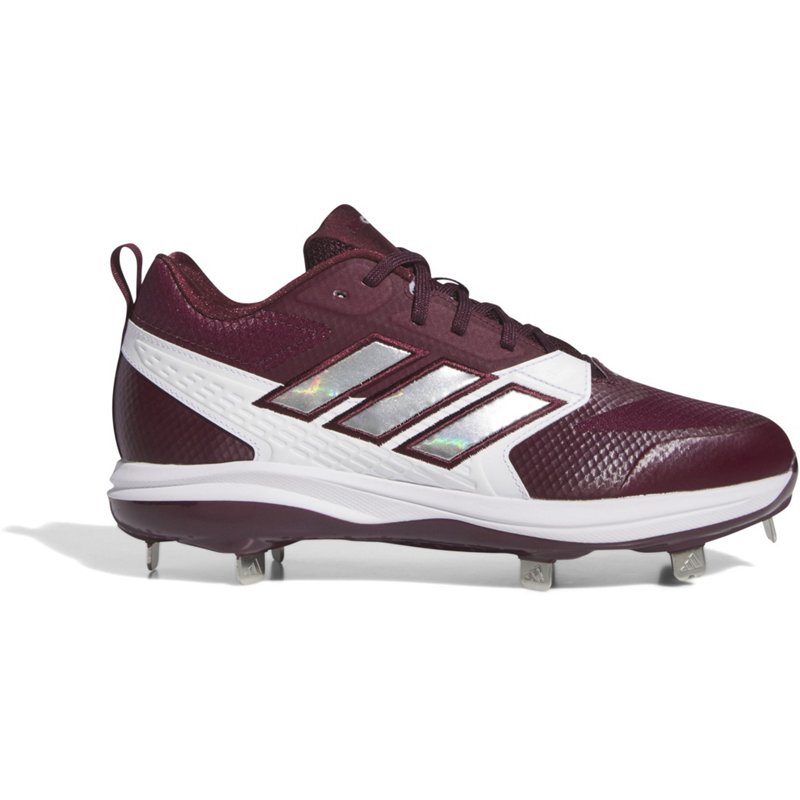 adidas Men’s Icon 8 MT Baseball Cleats Dark Red/Silver, 9.5 – at Academy Sports