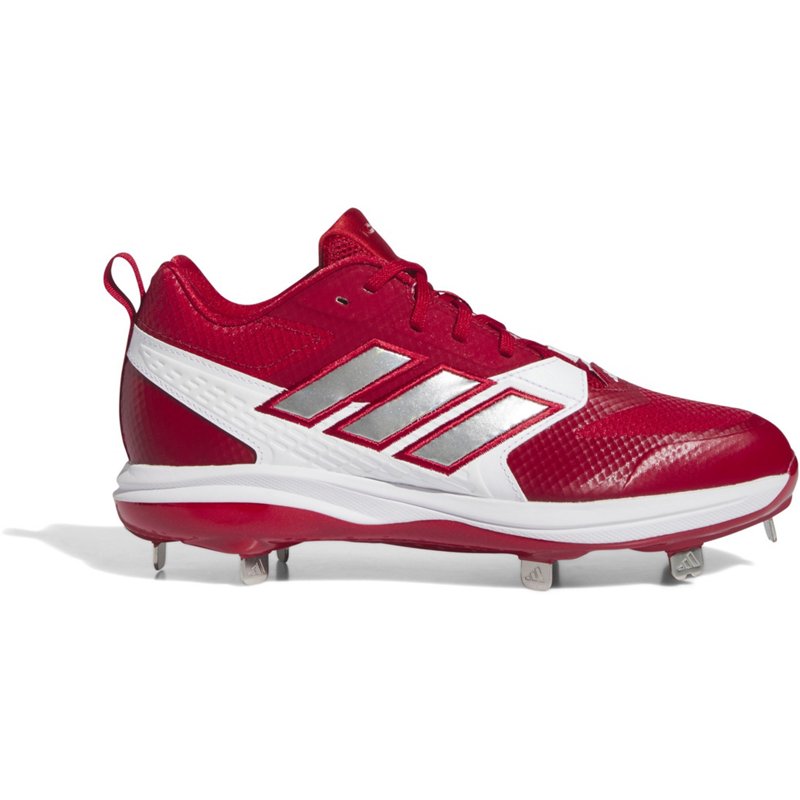 adidas Men’s Icon 8 MT Baseball Cleats Red/Silver, 8.5 – at Academy Sports