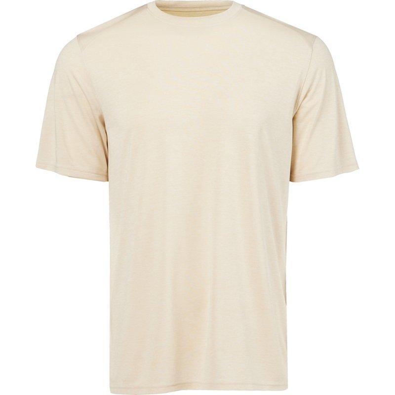 BCG Men's Turbo Melange T-Shirt White Swan, Small - Men's Athletic Performance Tops at Academy Sports