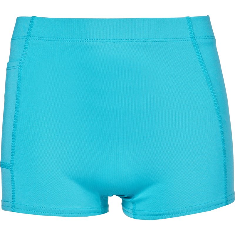 BCG Girls' Volley Training Shorts 4 in Scuba Blue, Large - Girl's Athletic Shorts at Academy Sports