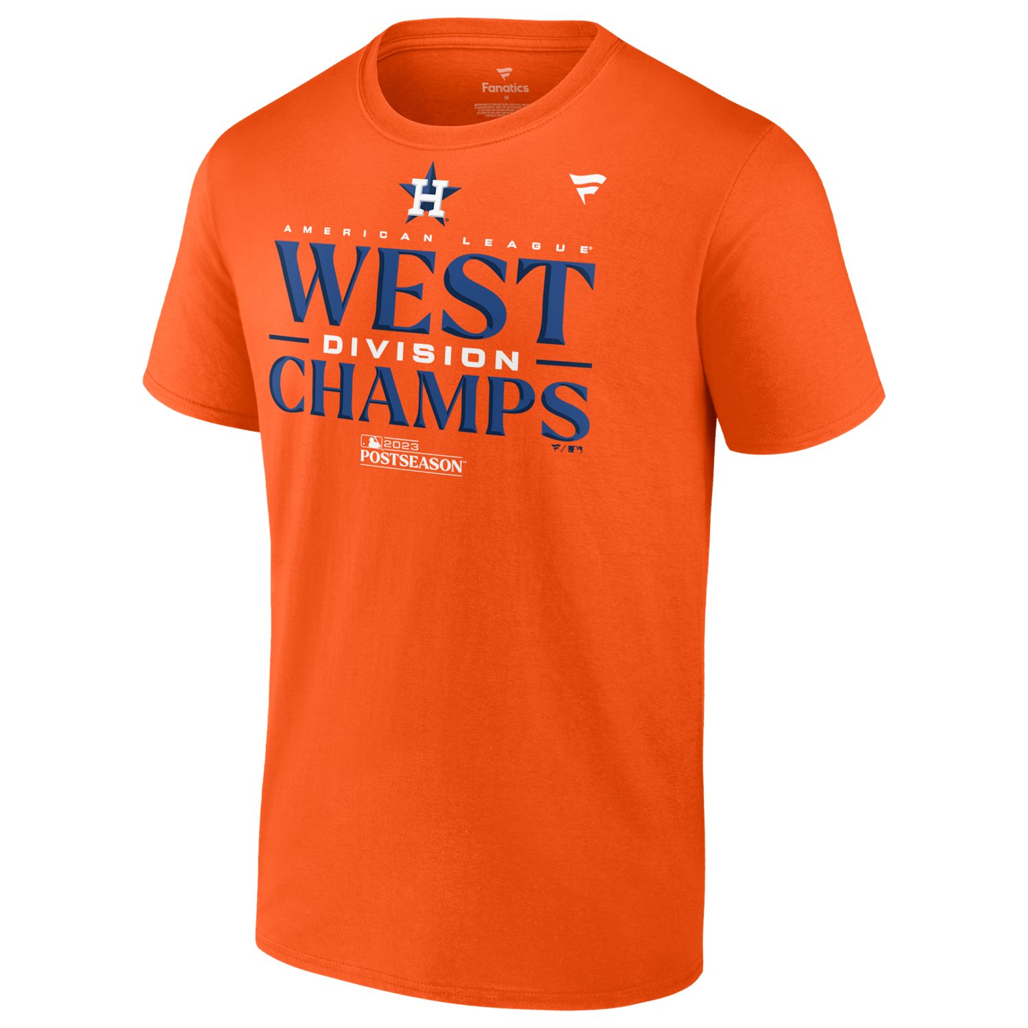 Fanatics Men's Astros 2023 Division Clinch Locker Room Short Sleeve T-Shirt