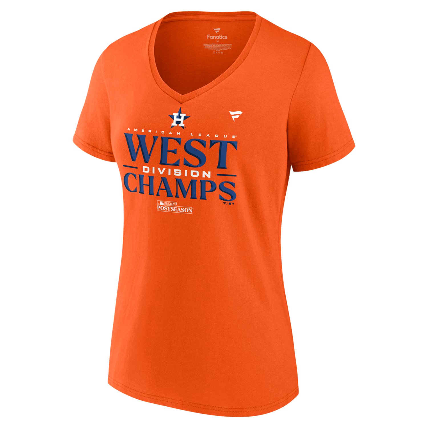 Fanatics Women's Astros 2023 Division Clinch Locker Room Short Sleeve T ...