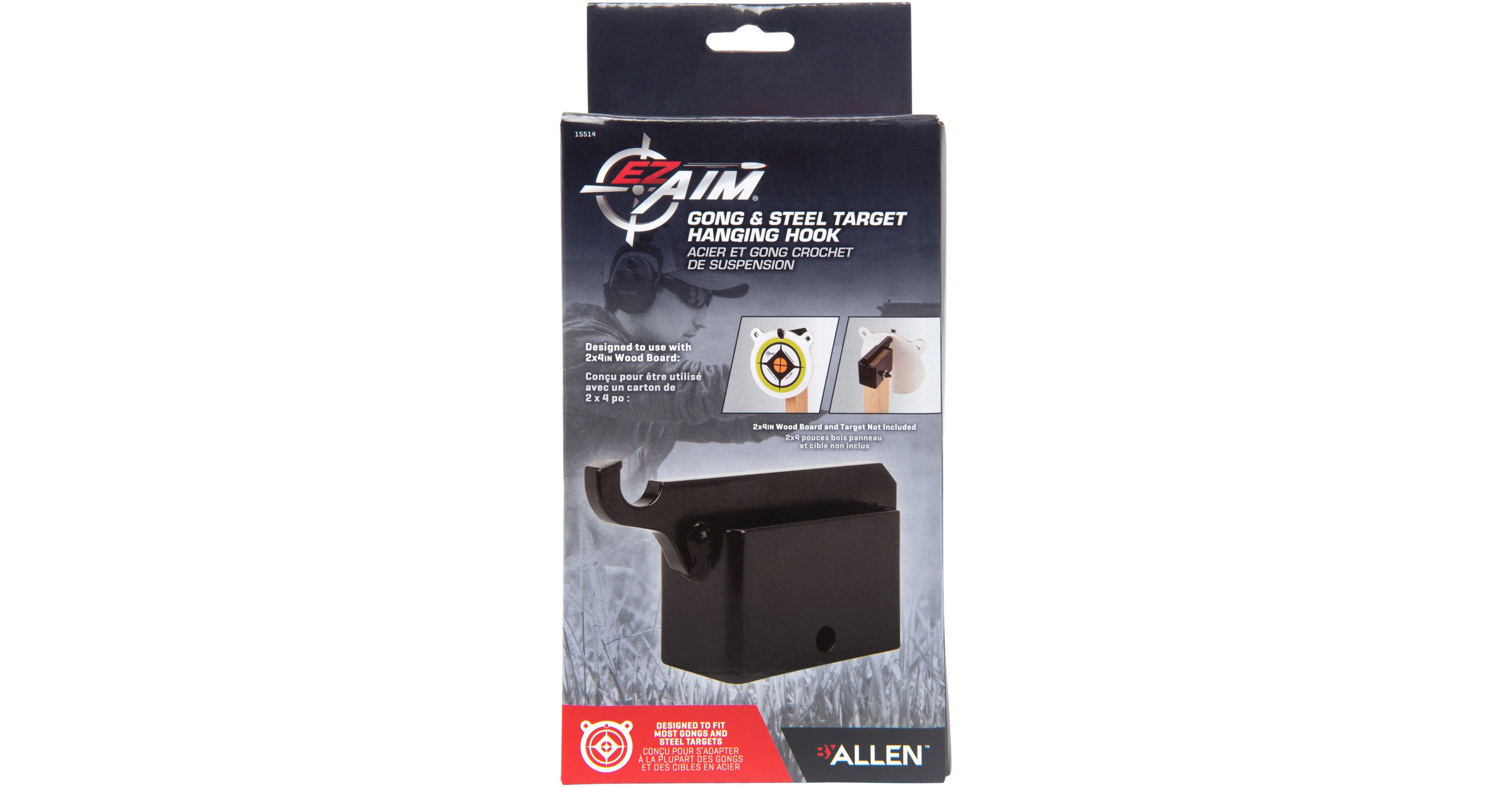 Allen Company EZ Aim Steel Gong Shooting Target Hanging Hook