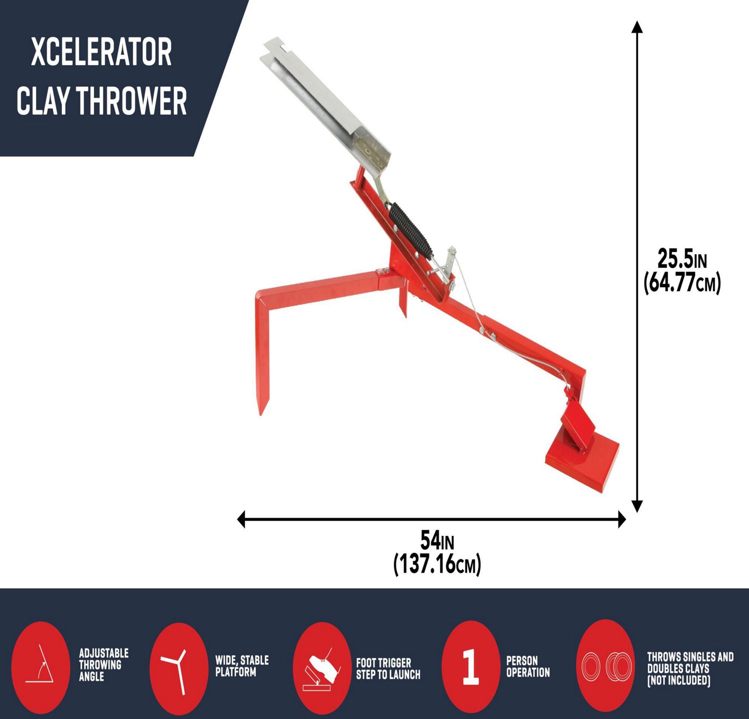 Allen Company EZ Aim Xcelerator Claymaster Sporting Clay Target Thrower - view number 4