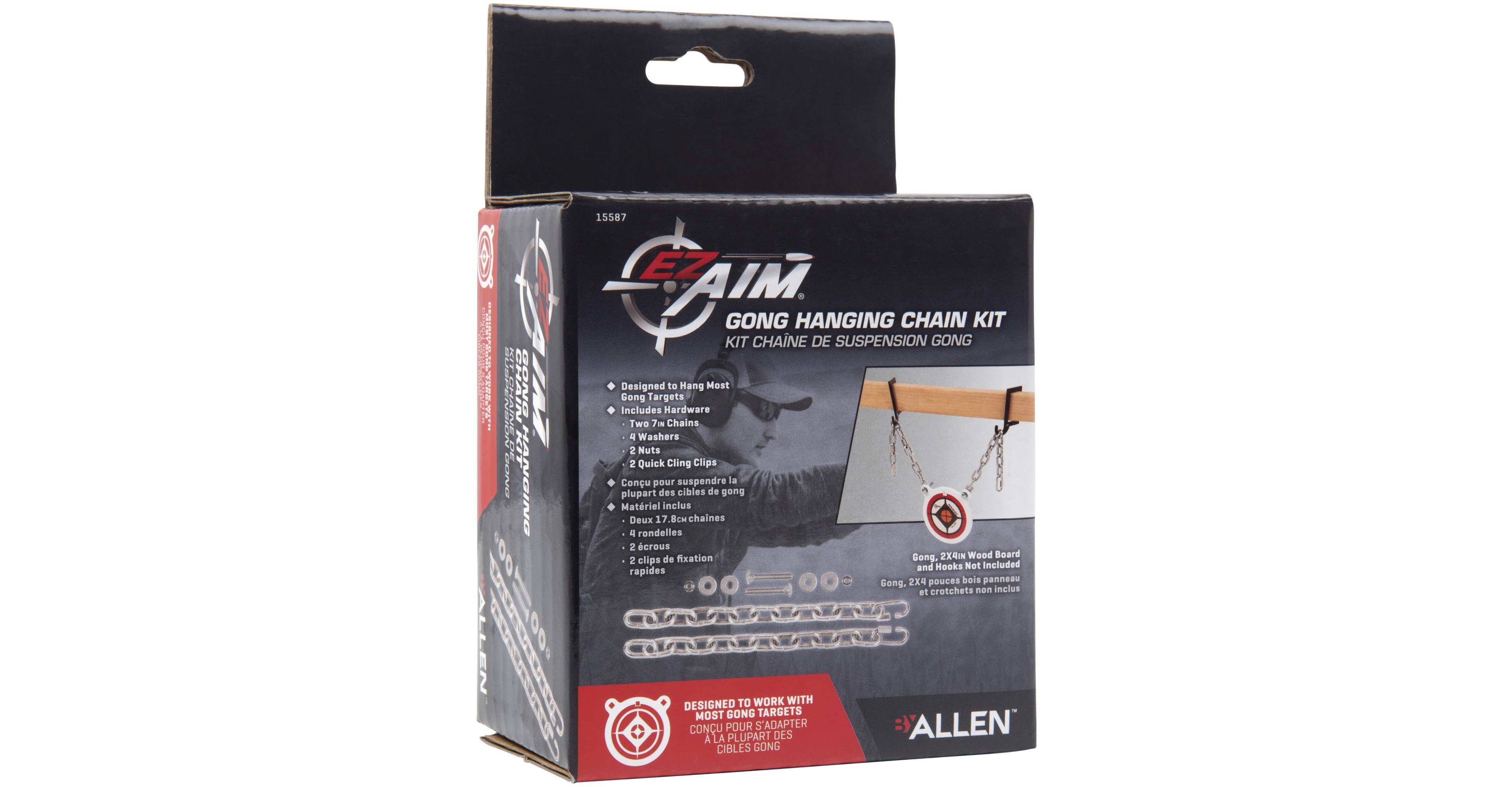 Allen Company EZ Aim Chain Gong Target Hanging Kit