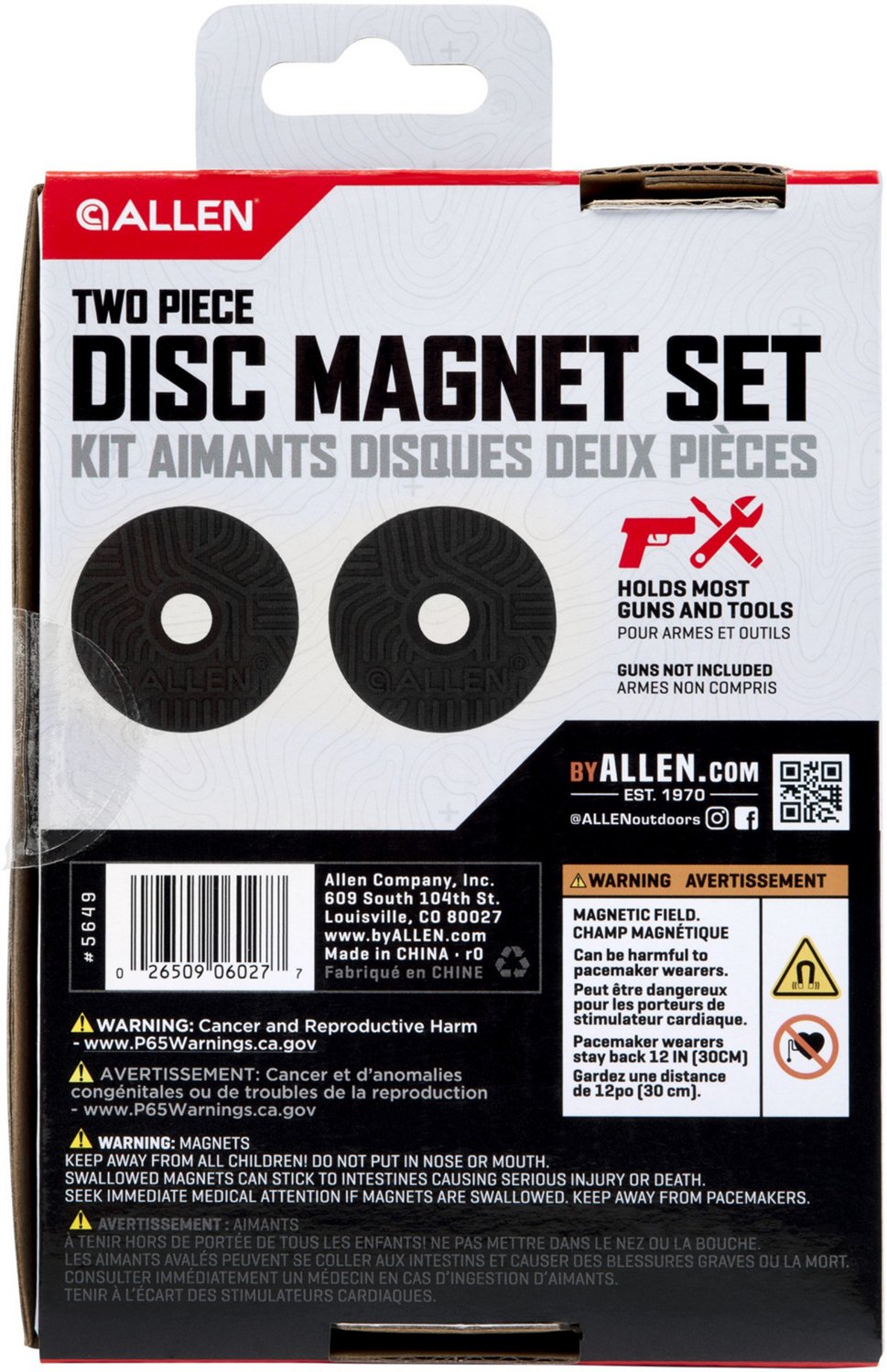 Allen Company Disc Gun And Tool Magnet 2-Pack - view number 5
