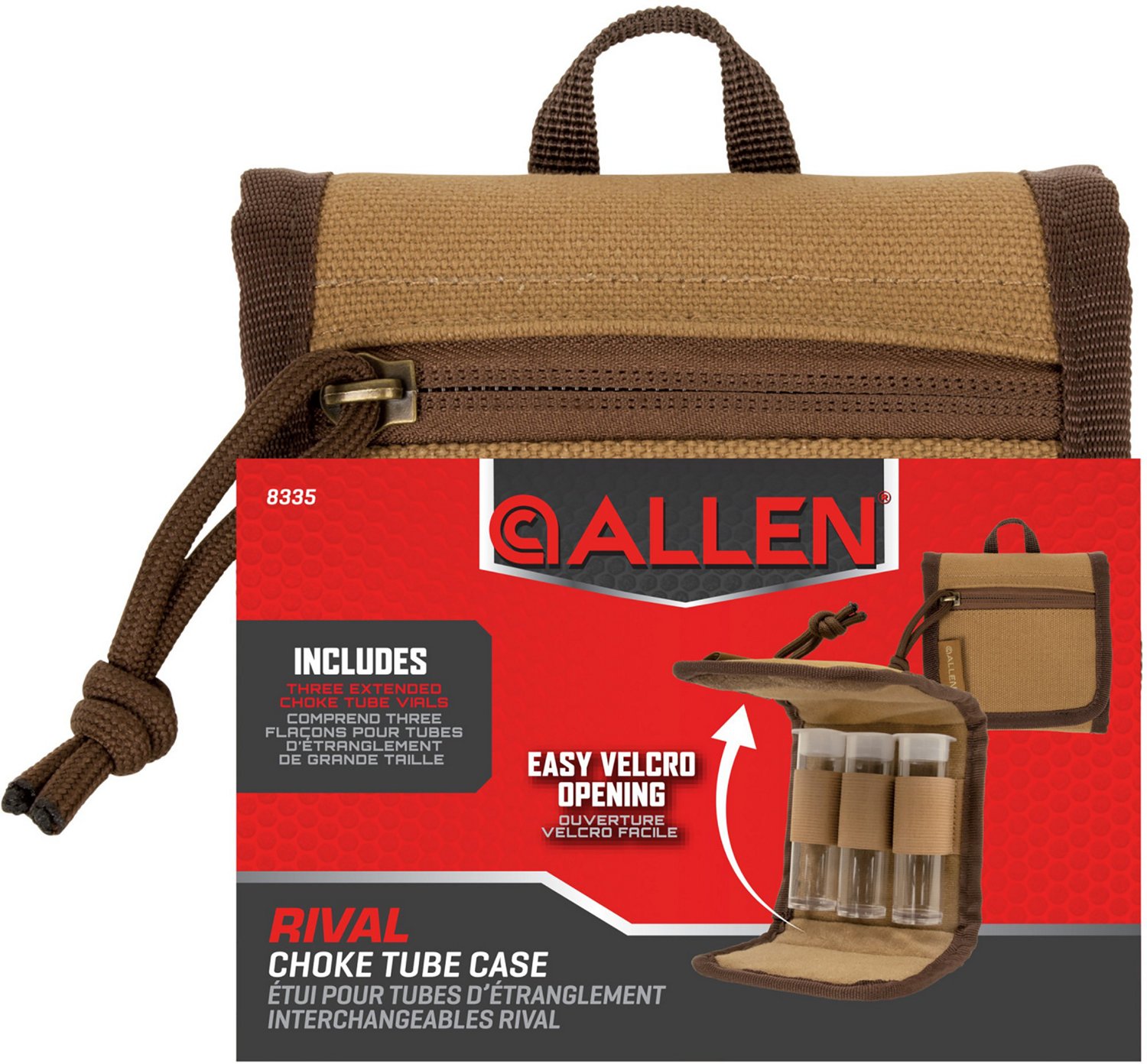 Allen Company Rival Choke Tube Holder With 3 Vials Academy