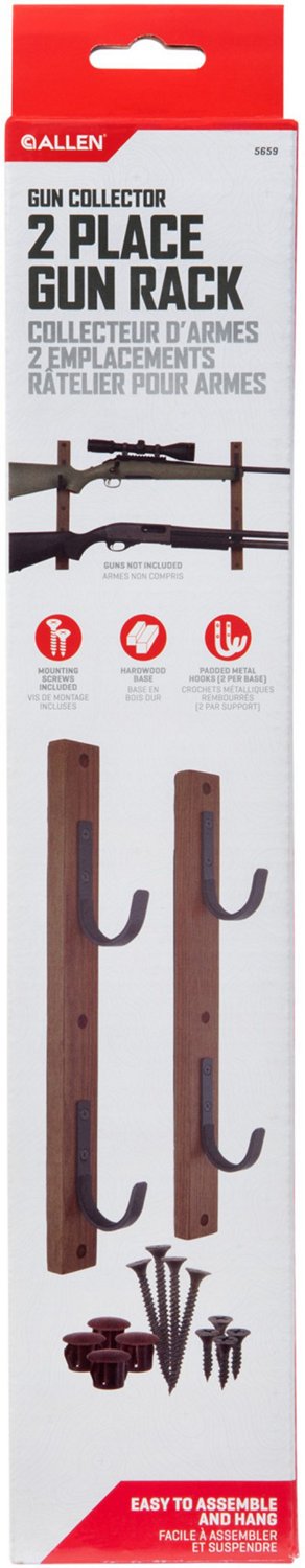 Allen Company Gun Collector Hardwood Gun Racks 2-Pack                                                                            - view number 2