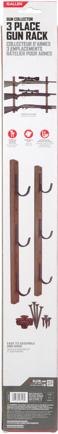 Allen Company Gun Collector Hardwood Gun Rack 3-Pack - view number 2
