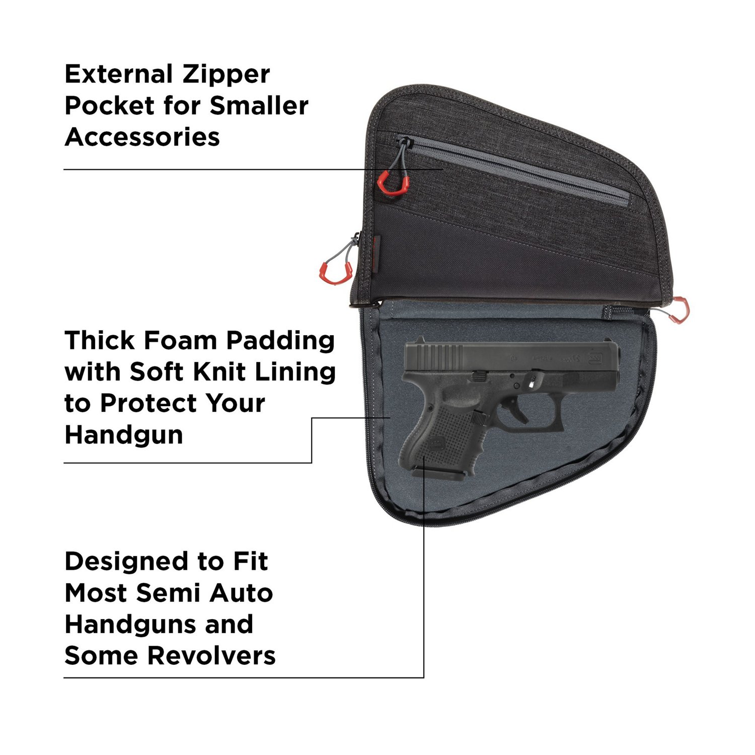 Allen Company Auto-Fit 2.0 9 in Handgun Case - view number 5