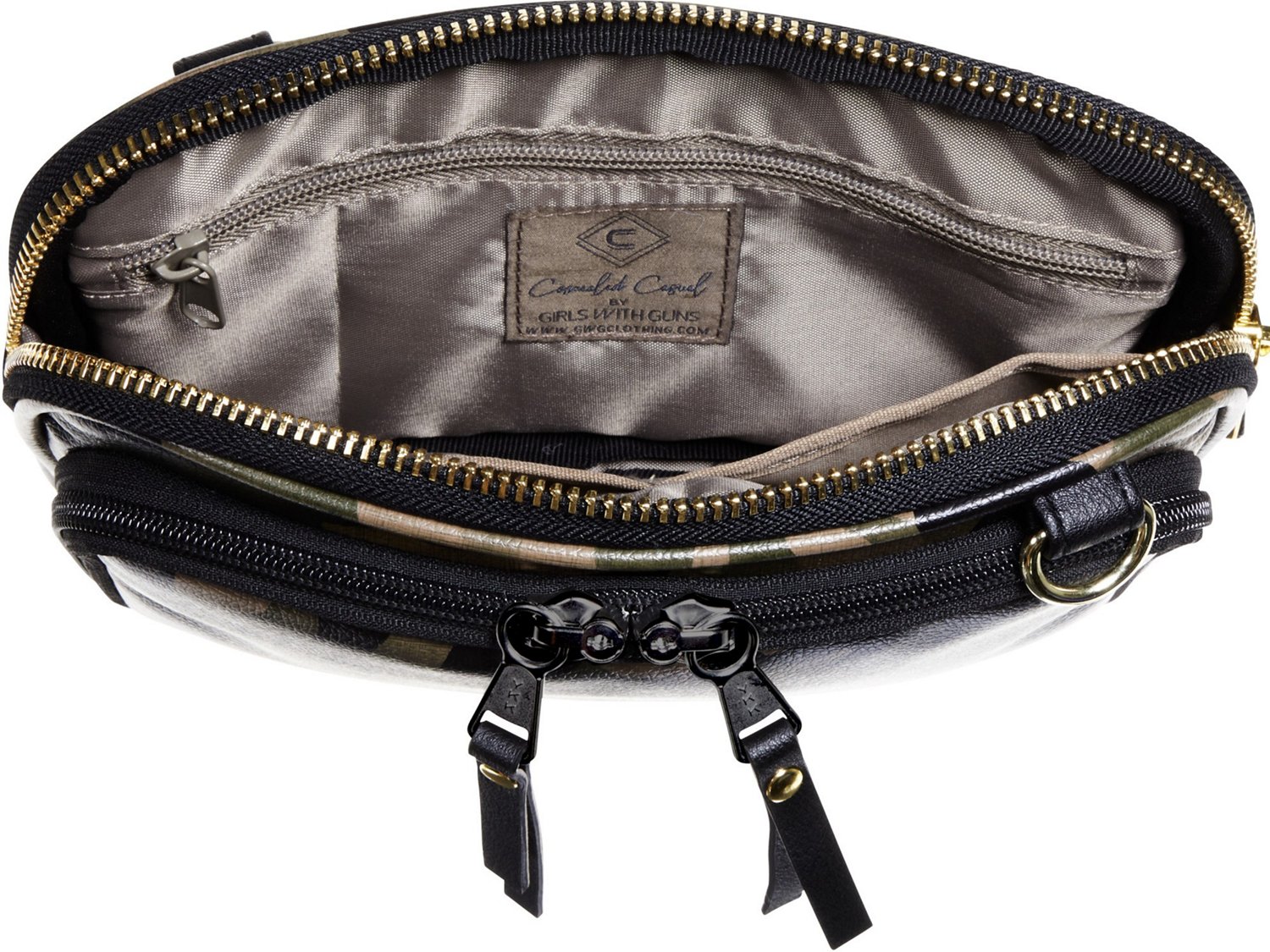 Allen Company Girls with Guns Concealed Casual Camo Cross-Body Lockable Tomboy Clutch Purse - view number 3