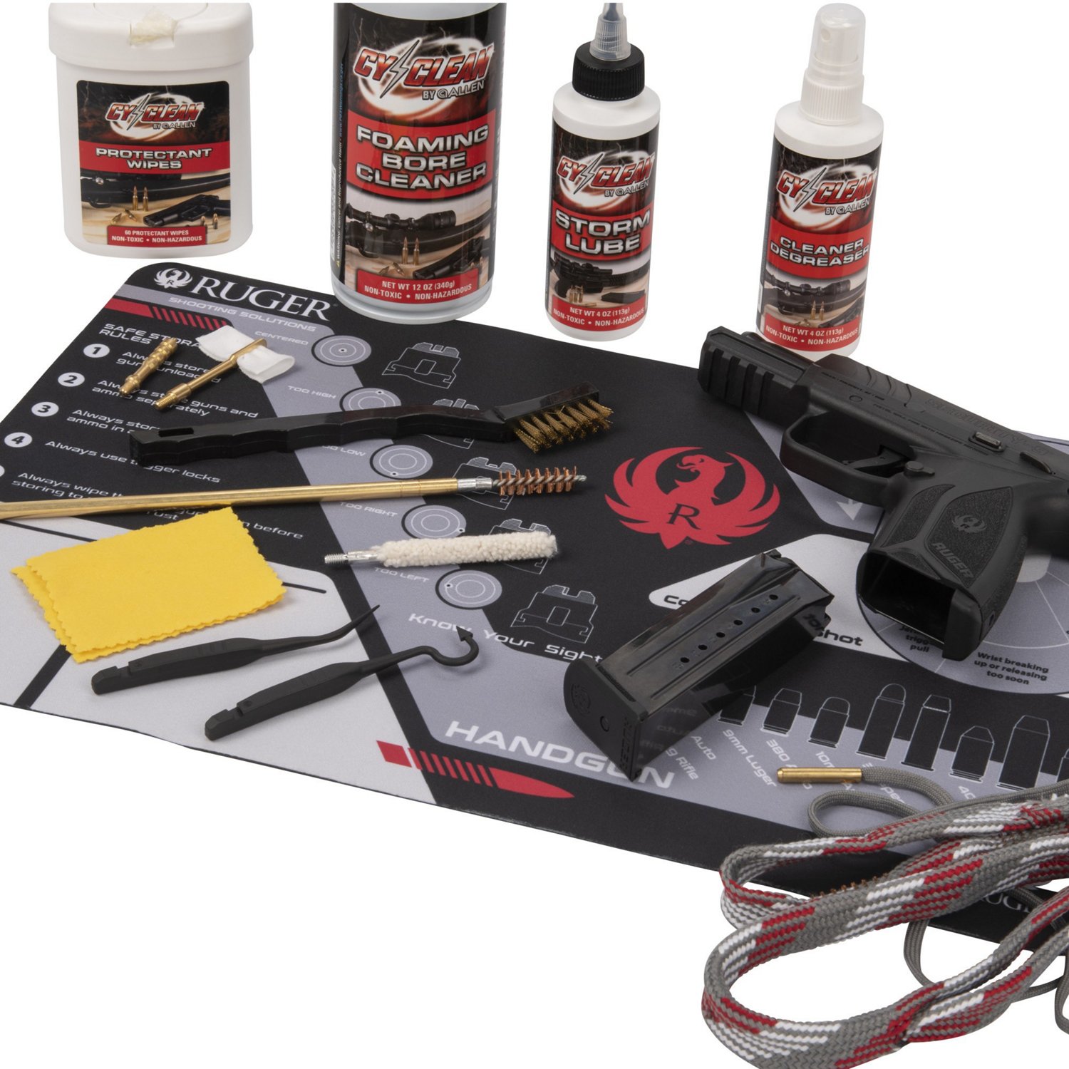 Ruger 16.75x11in Handgun Cleaning Mat Academy