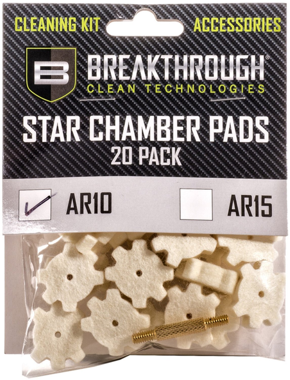 Breakthrough AR-10 Chamber Star Pad -Pack
