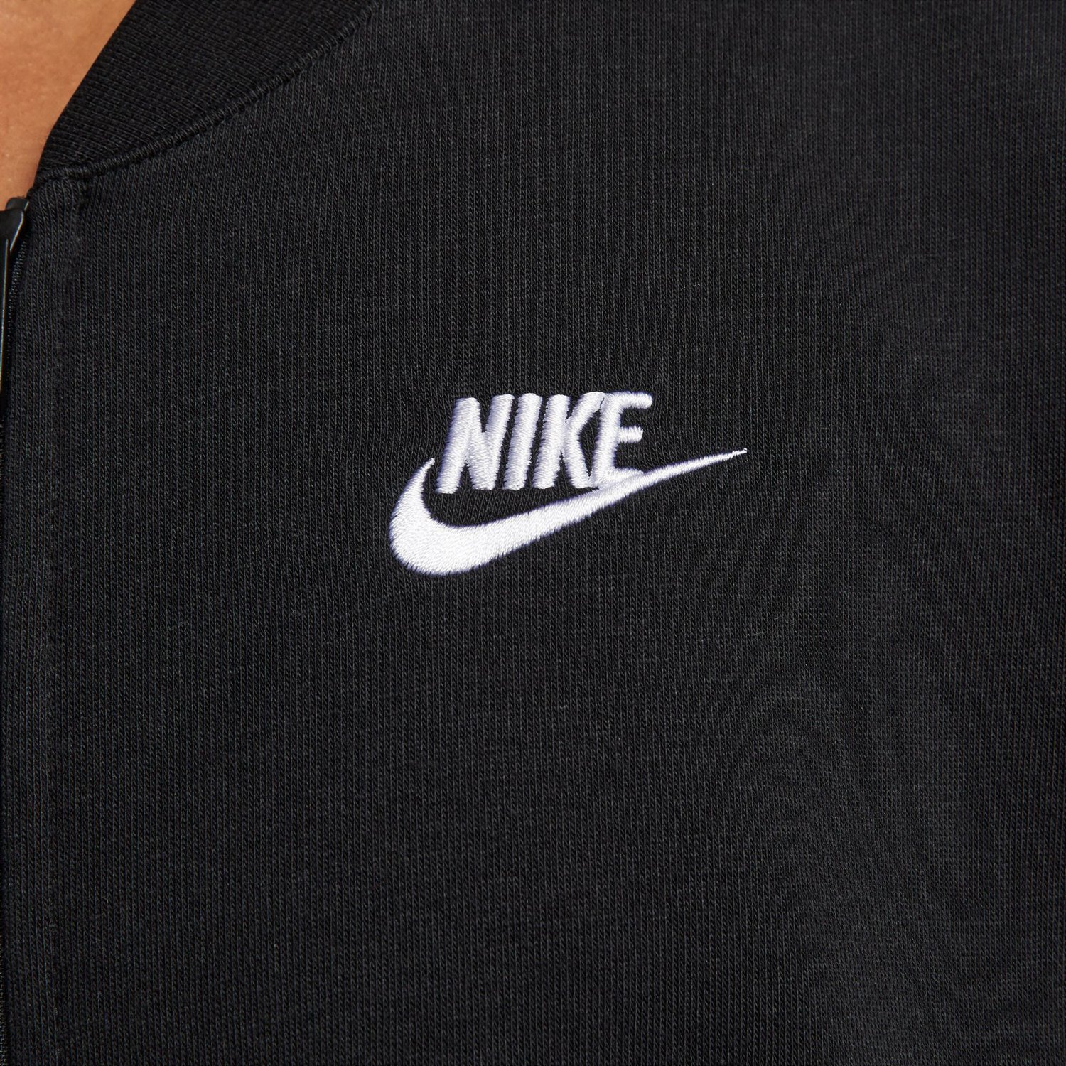 Nike Women's Sportswear Club Fleece Oversized Cropped Full Zip Sweatshirt - view number 5