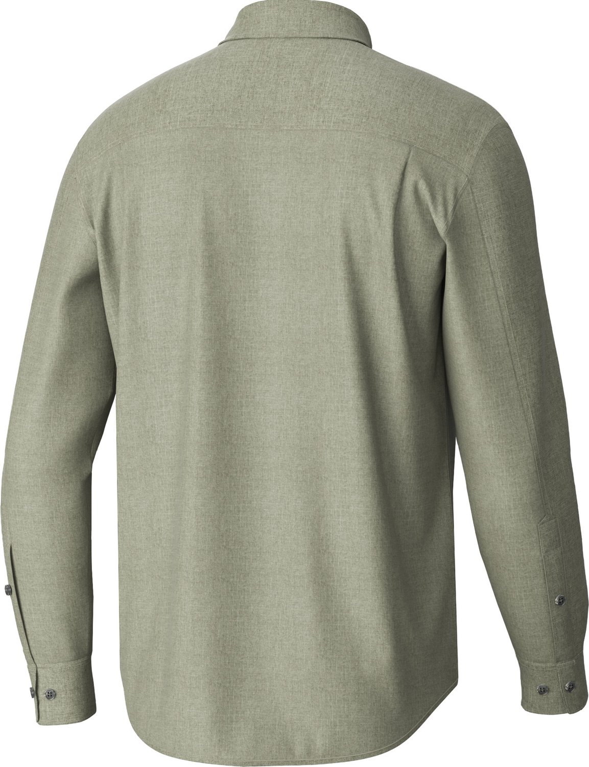 Huk Men's Tide Point Break Chambray Long Sleeve Graphic T-shirt - view number 2
