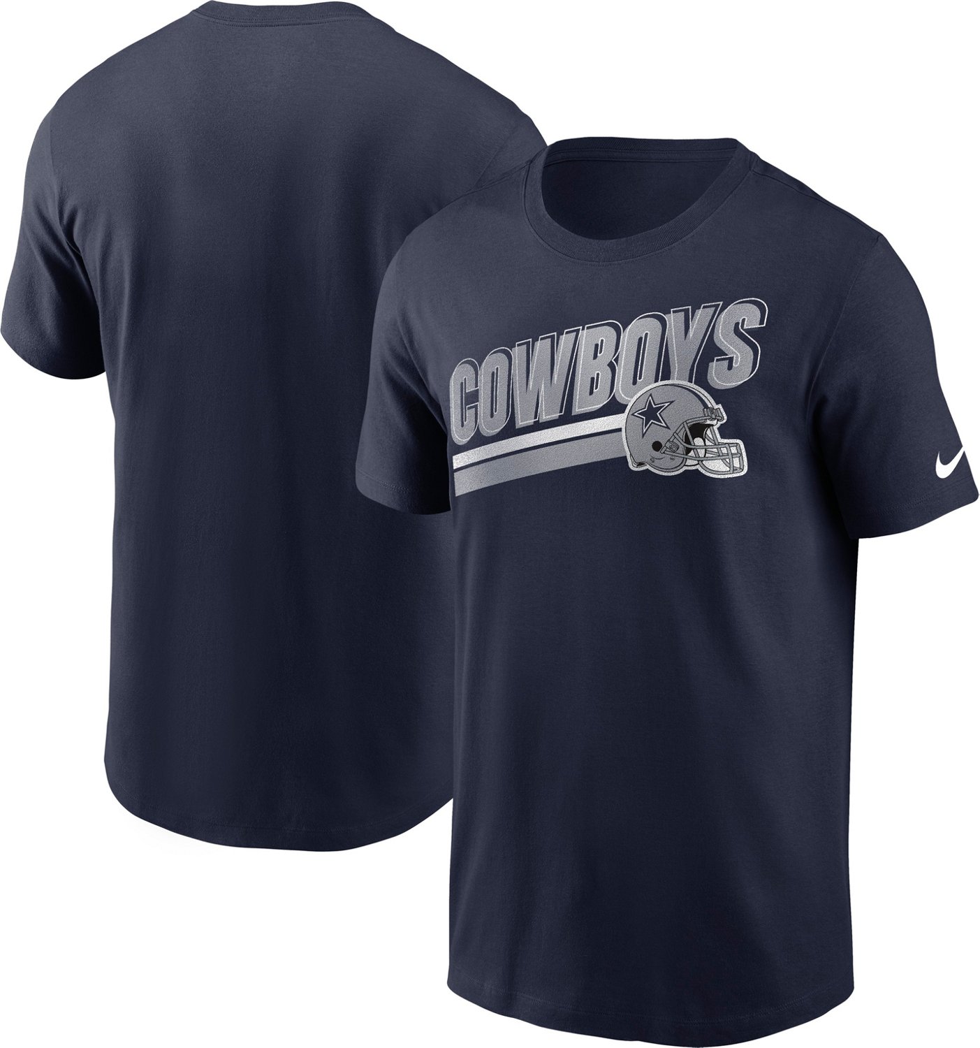 Nike Men's Dallas Cowboys Team Helmet Short Sleeve T-shirt | Academy