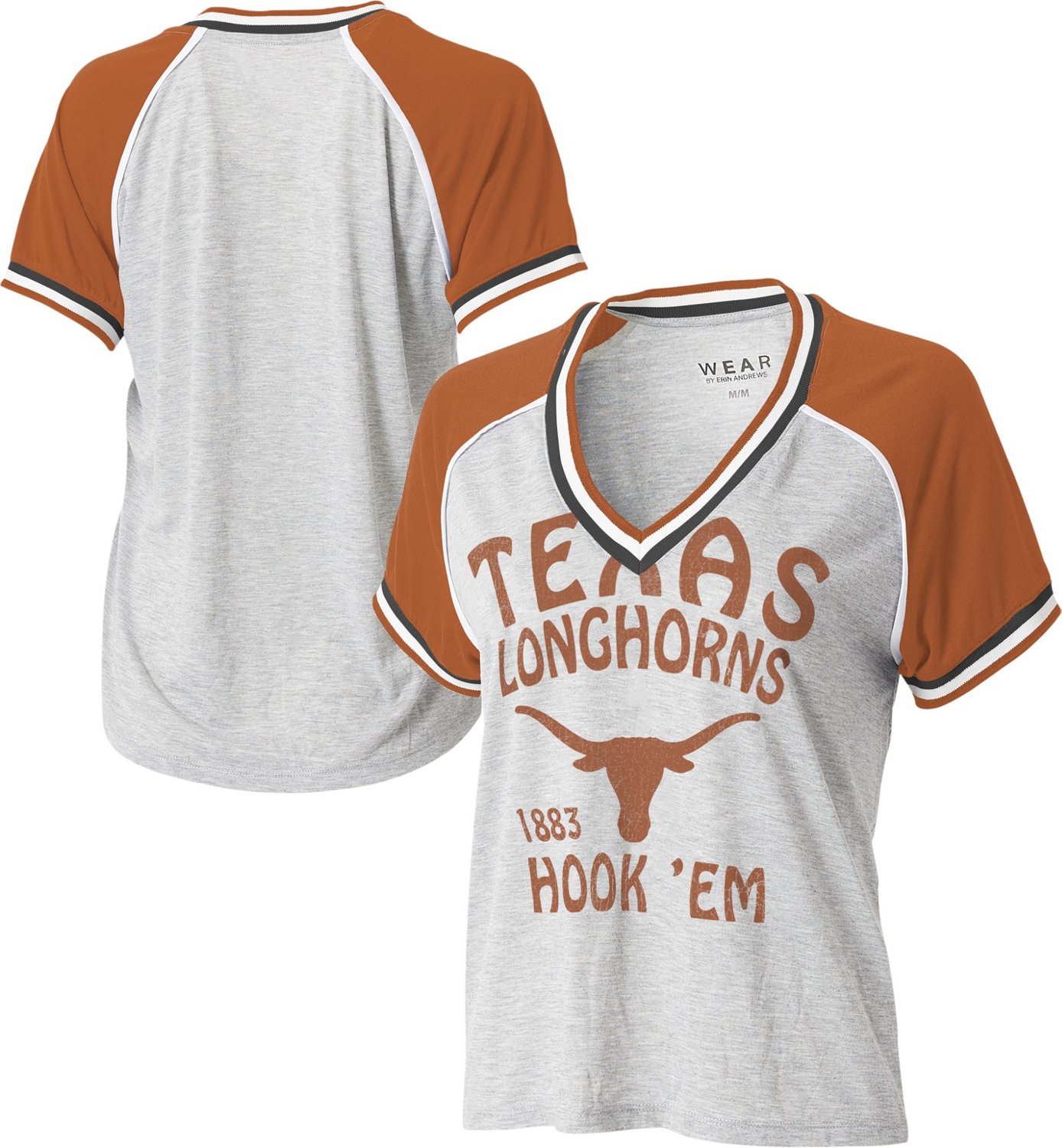 WEAR Women's University of Texas Raglan Short Sleeve T-shirt - view number 3