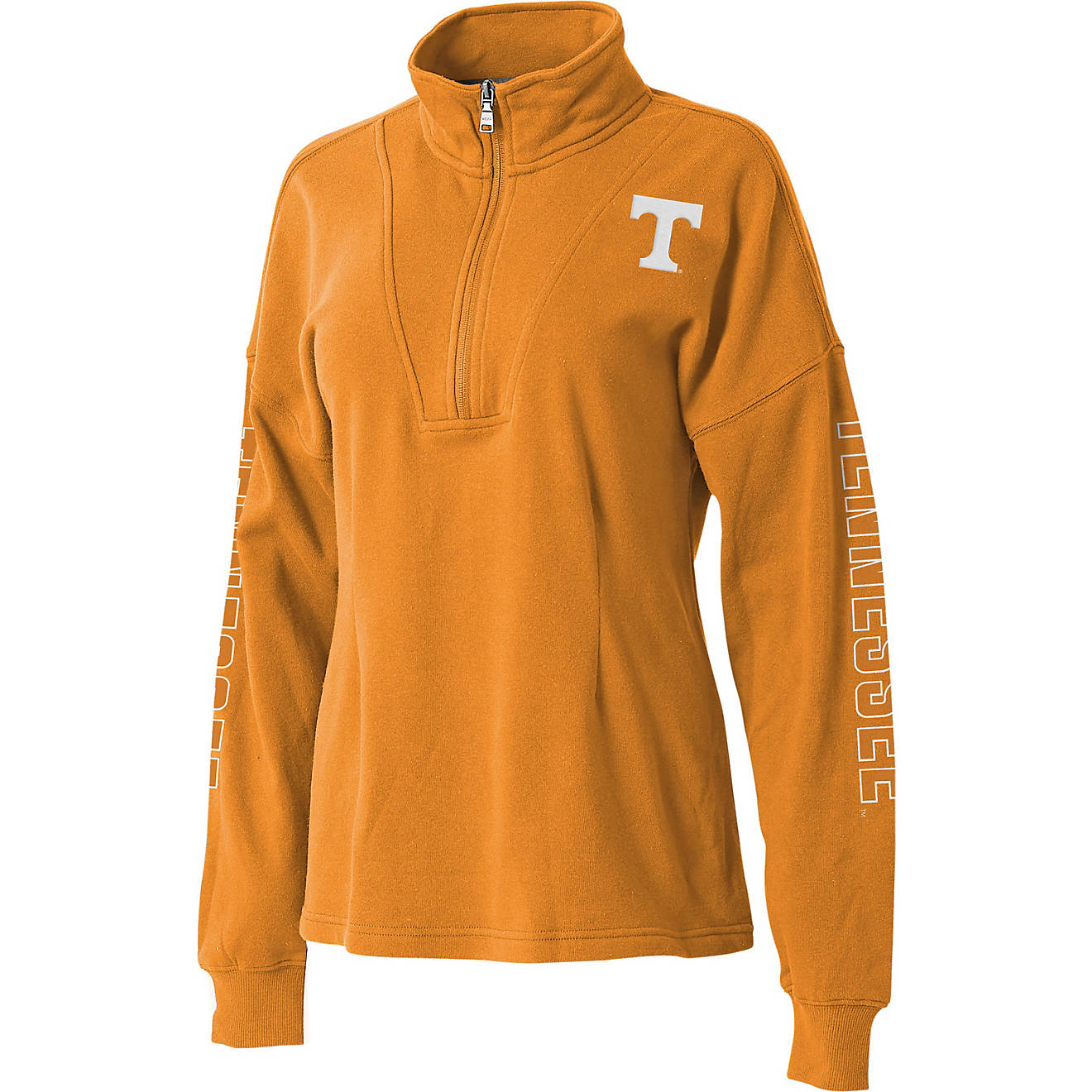 WEAR Women's University of Tennessee 1/2 Zip Sweatshirt                                                                          - view number 1