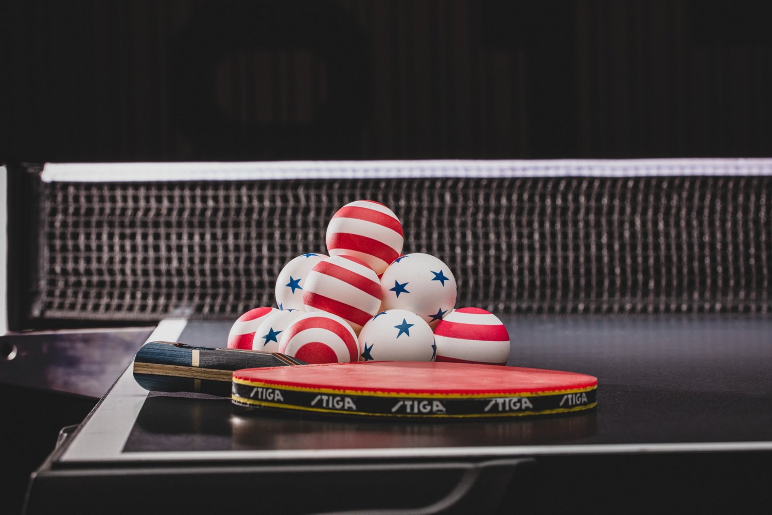 Stiga Stars and Stripes Table Tennis Balls 6-Pack - view number 3