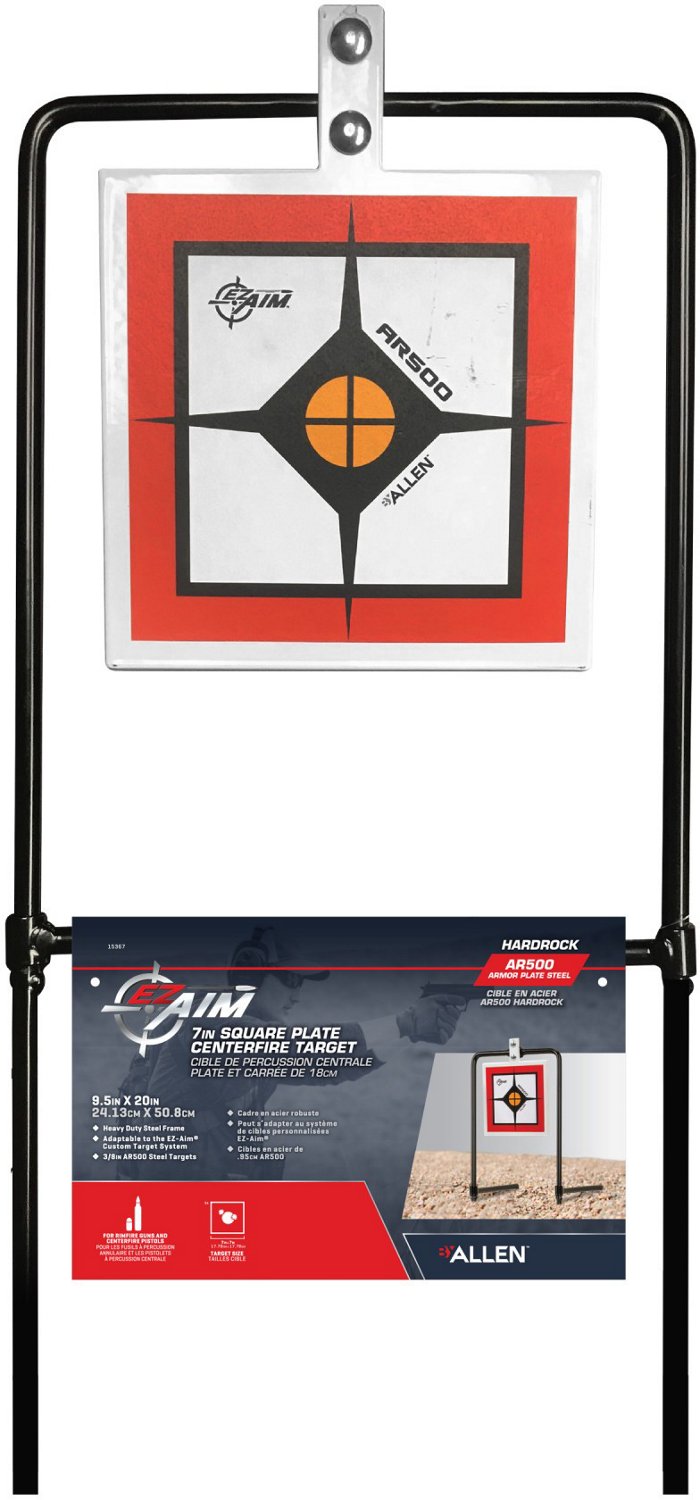 Allen Company EZ Aim Hardrock AR500 Square Spinner Shooting Target