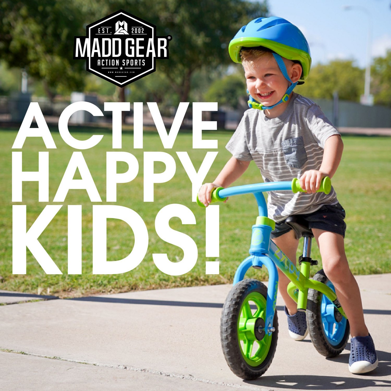 Madd Gear Light Up BMX Balance Bike Academy