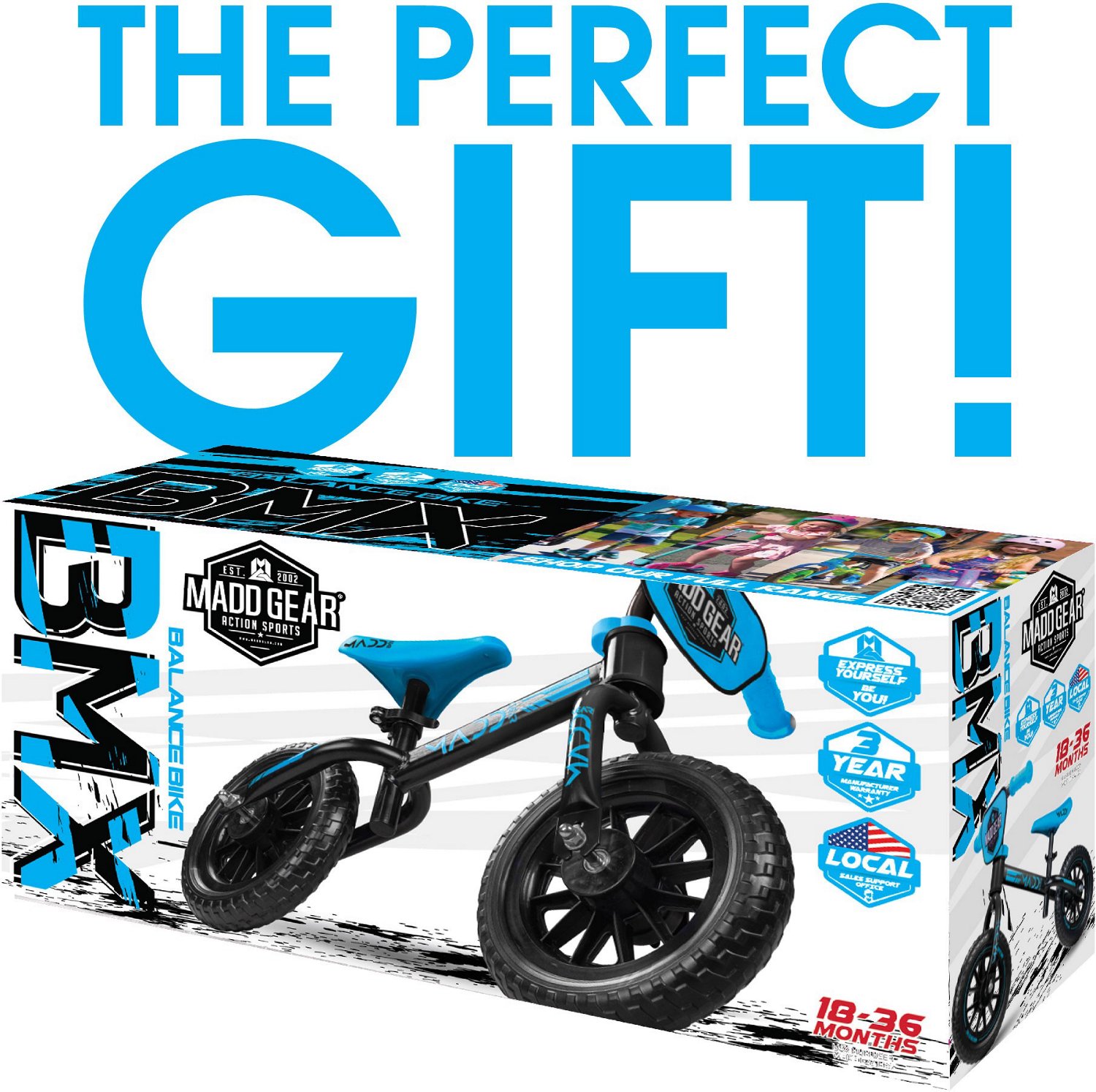 Madd Gear LightUp BMX Balance Bike Academy