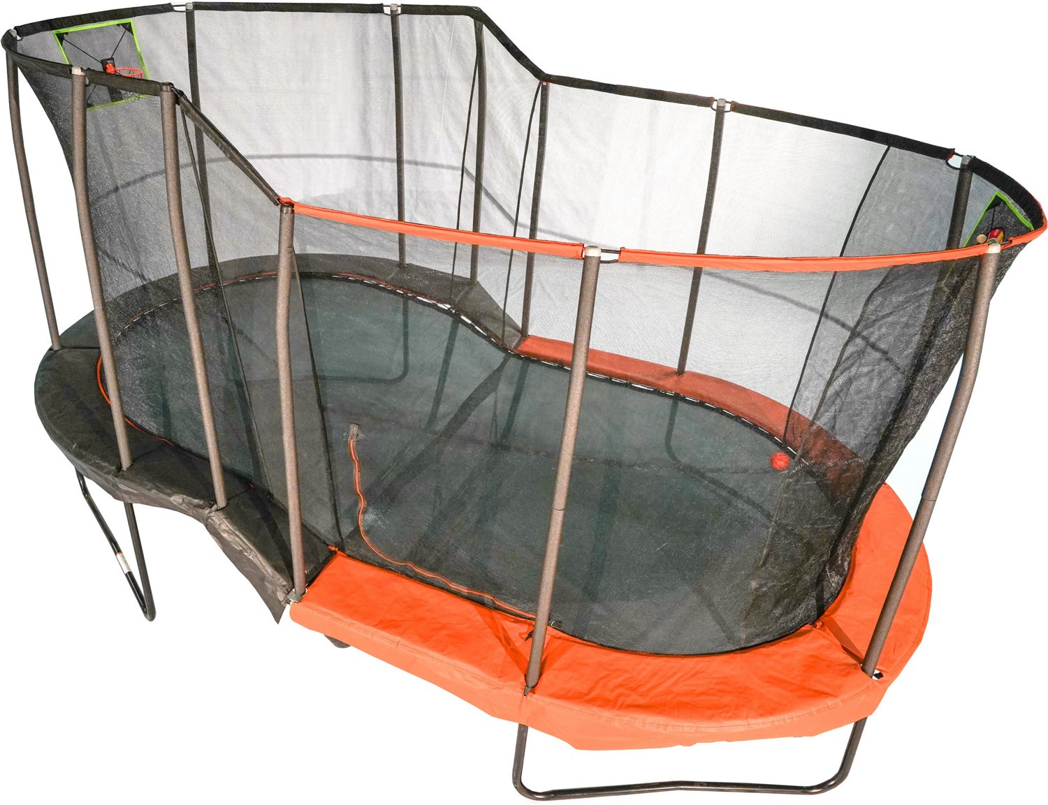 Jumpking 10 ft x 17 ft Oval MultiLevel Trampoline Academy
